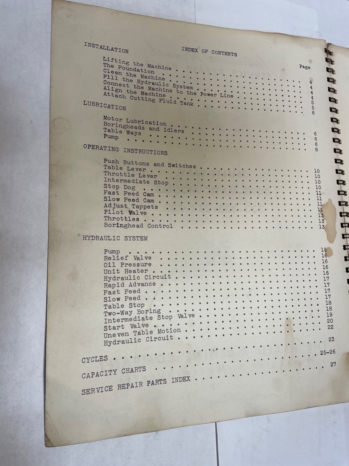 Heald Bore-Matic Multi-Way 233-333-232-332 Service & Repair Parts Manual