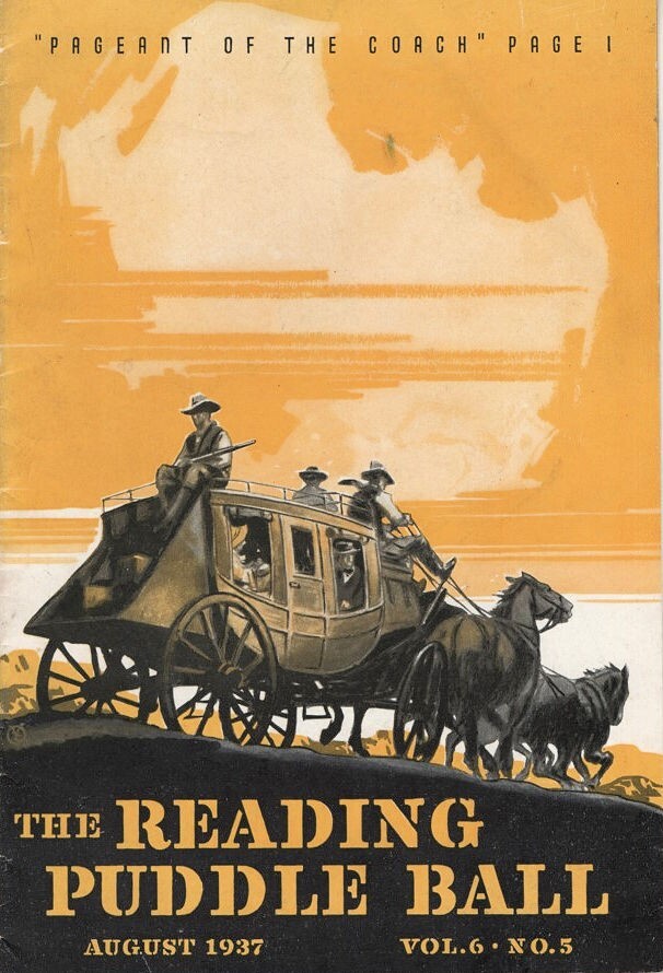 1937 Reading Iron Co. Pipe Wrought Iron “Pageant of Coach” Advertising Booklet