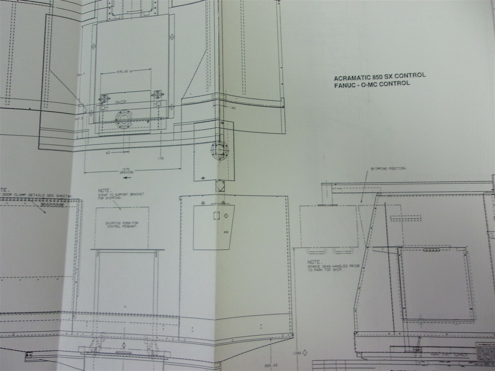 Cincinnati Milacron 91202326A Sabre-500 Pre-Installation Information Manual