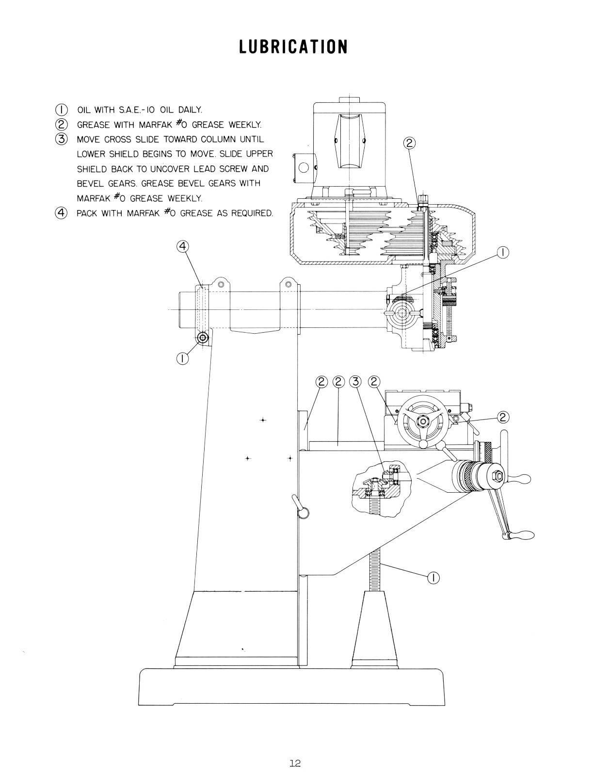 Rockwell Vertical Milling Machine 21-100 Operator and Parts Manual #1886