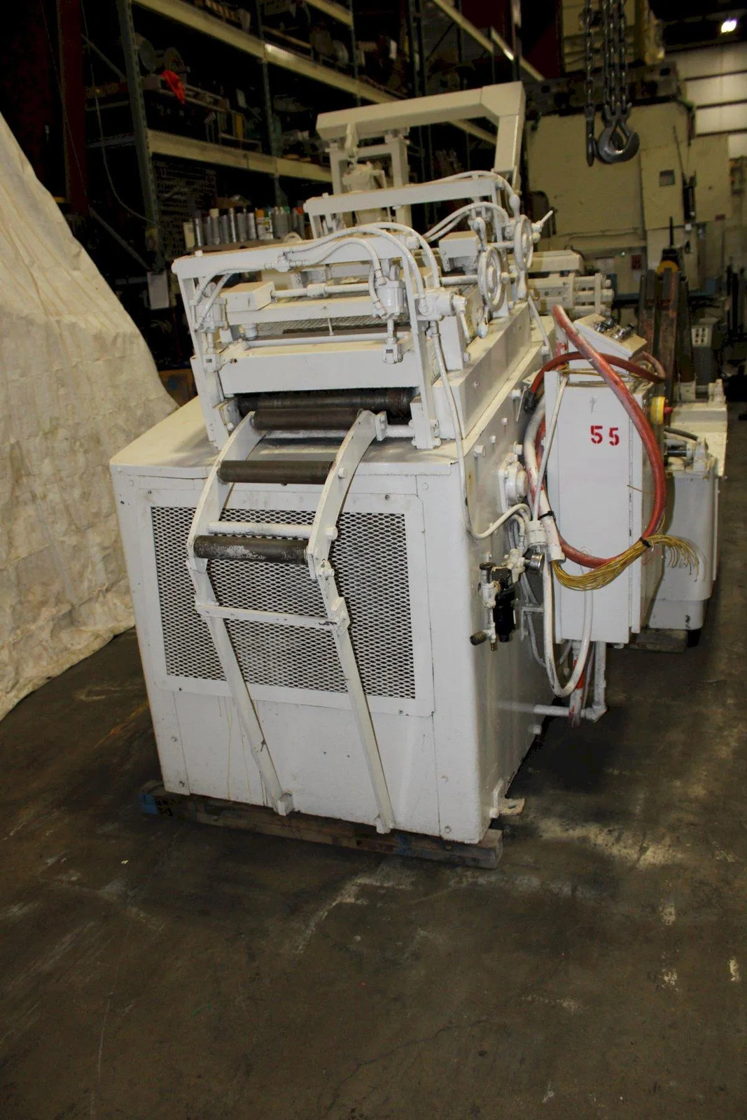 10,000 LB X 20″ X .175″ ROWE UNCOILER AND STRAIGHTENER WITH COIL CAR