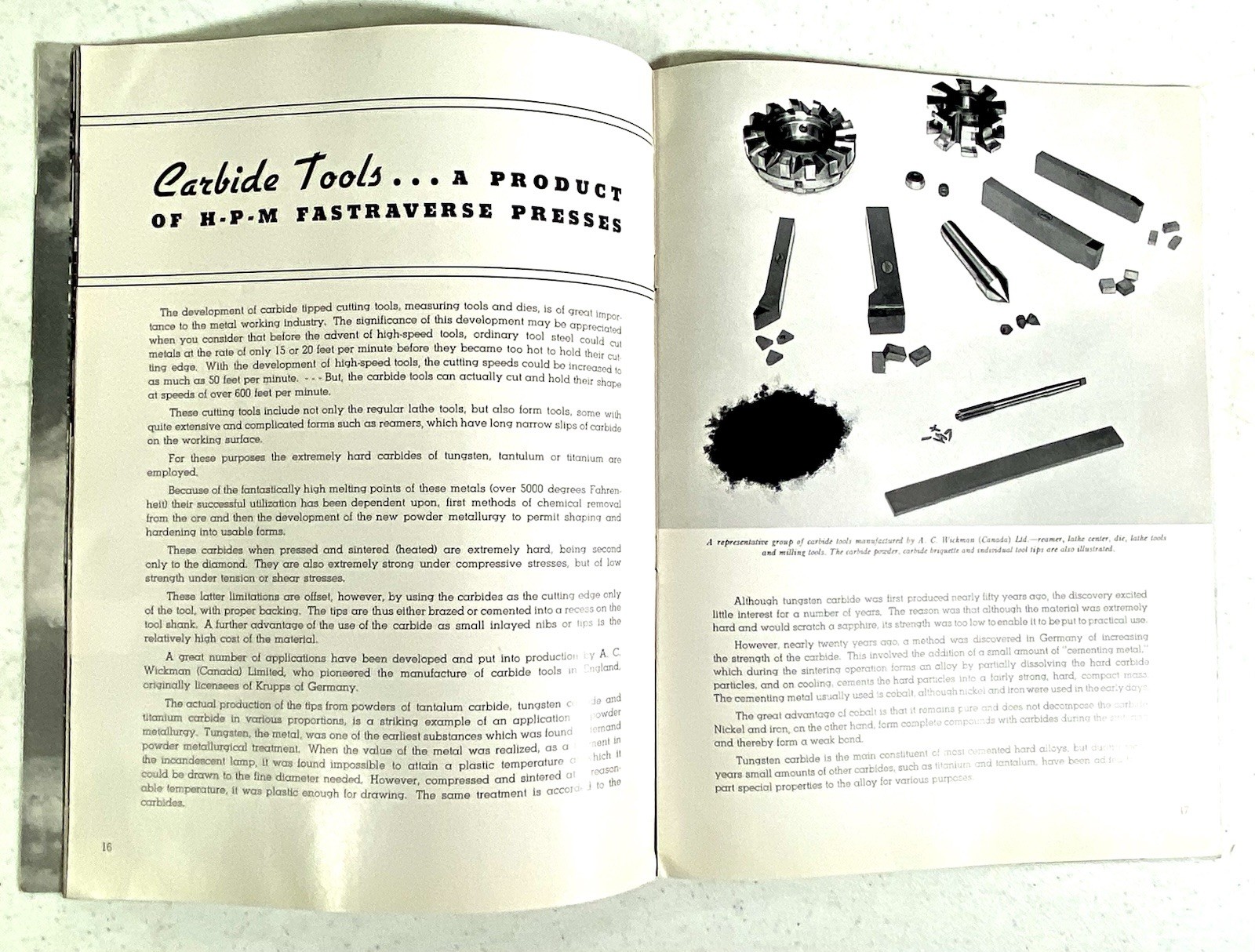 RARE Vintage The Hydraulic Press Manufacturing Informational Magazine No. 36