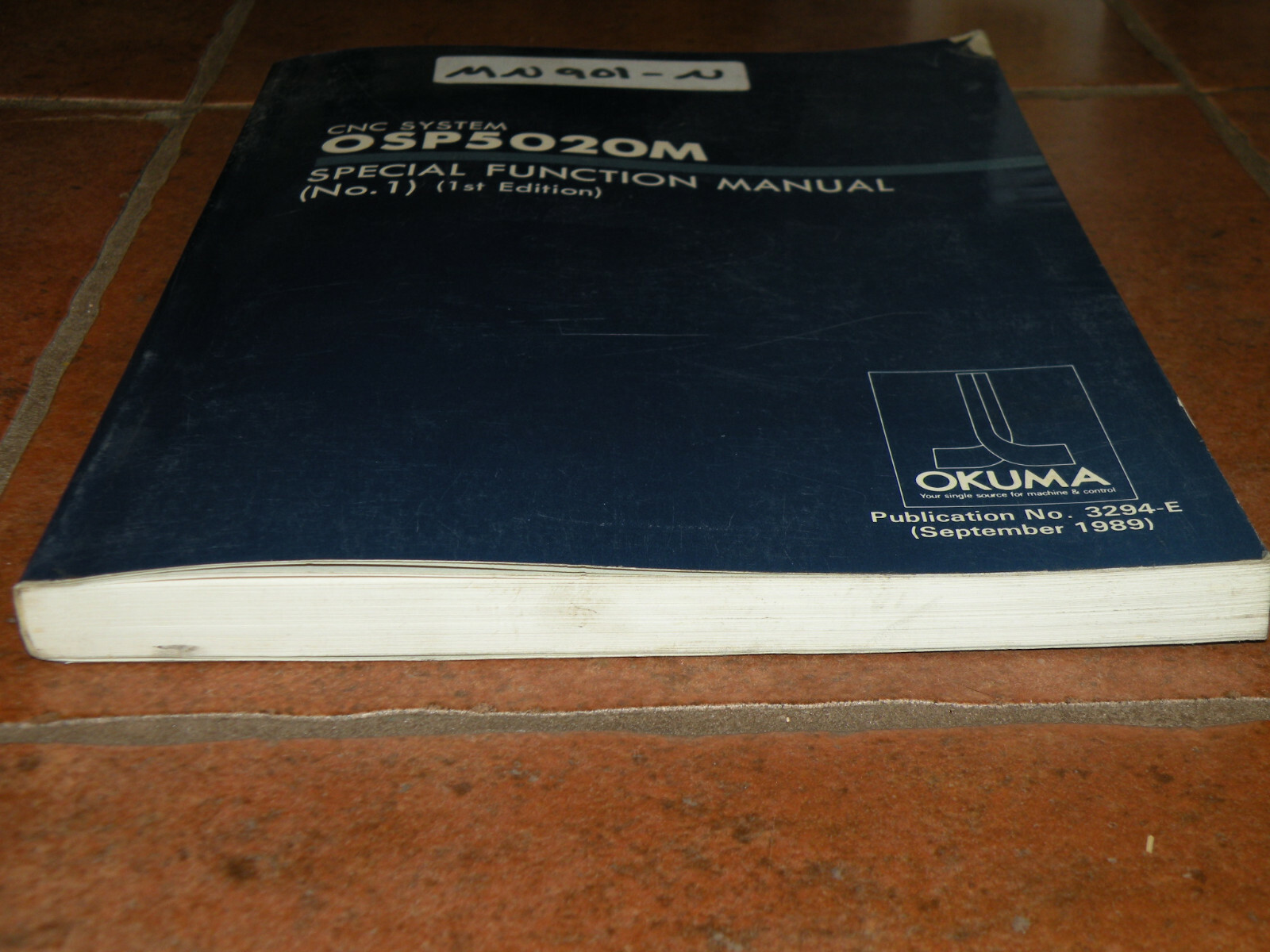 Okuma 3294-E Special Functions Manual No 1 1st Edition OSP 5020M