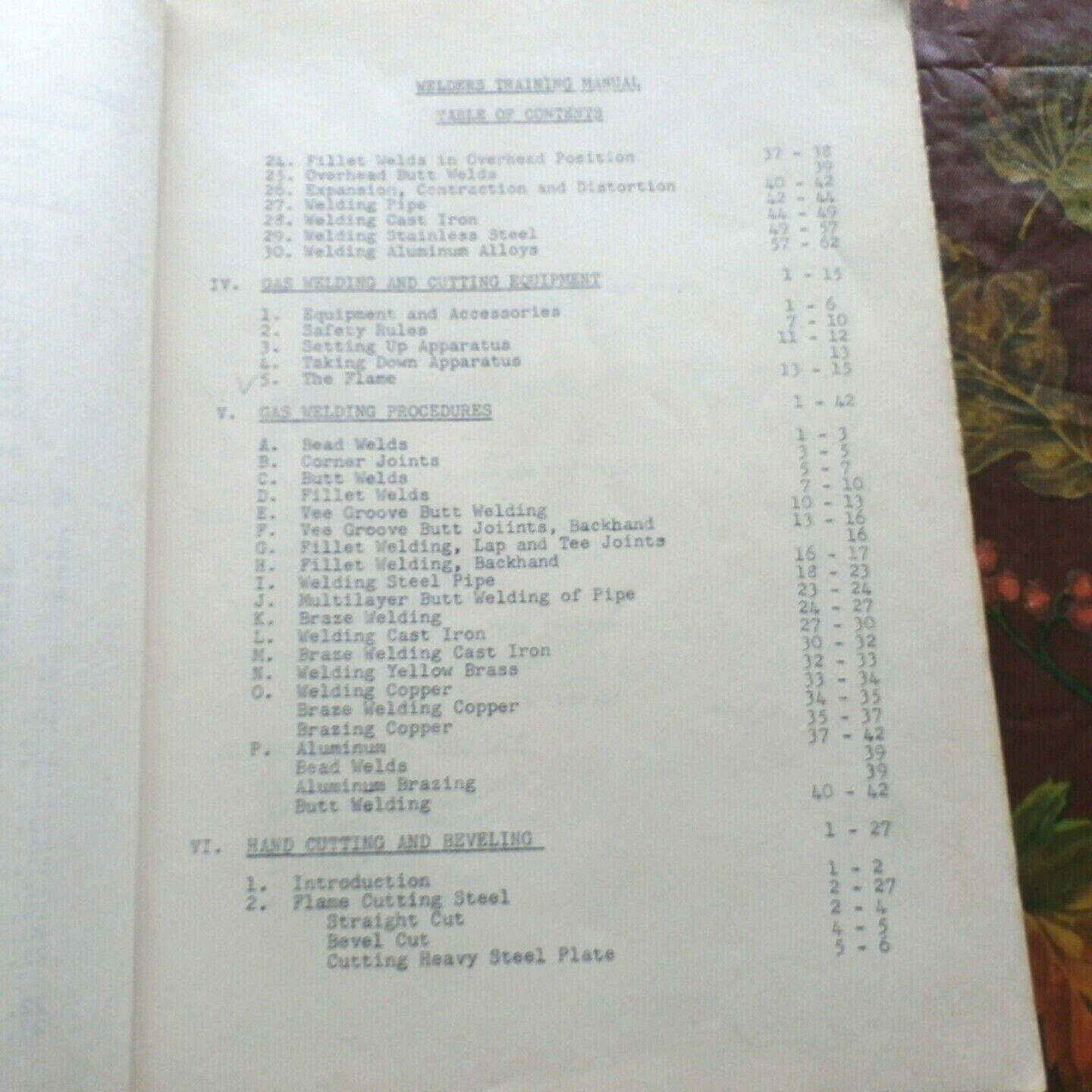 1952 Dupont Welders Training Manual Engineered Maintenance LK