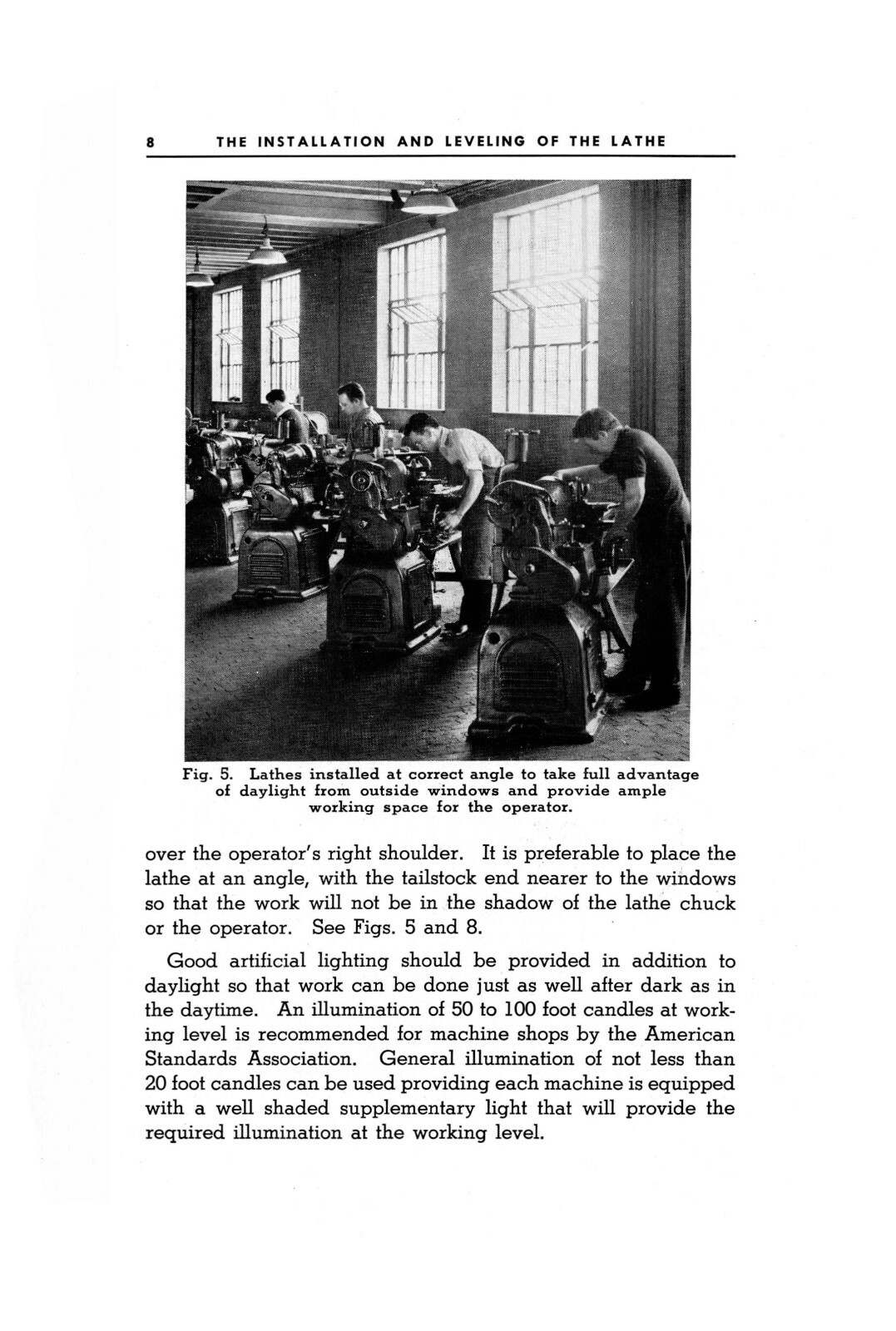 South Bend Installation & Leveling The Lathe Instruction Manual #932