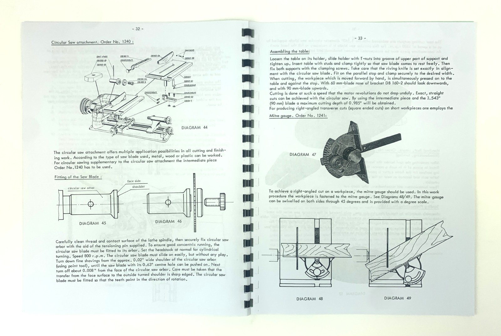 Operating Instructions for the EMCO-UNIMAT Model SL small machine tool.