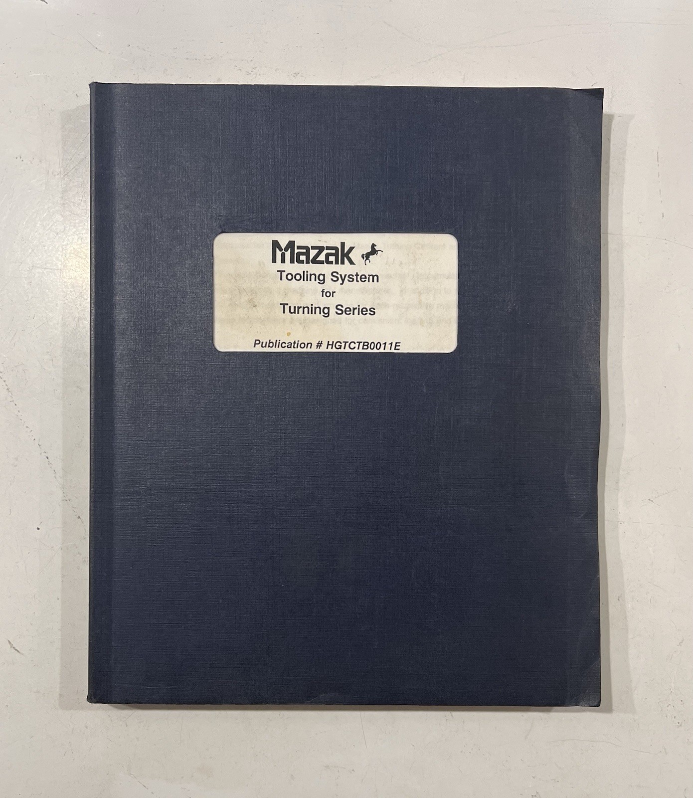 Mazak Tooling System Turning Series Manual HGTCTB0011E CNC Lathe Book