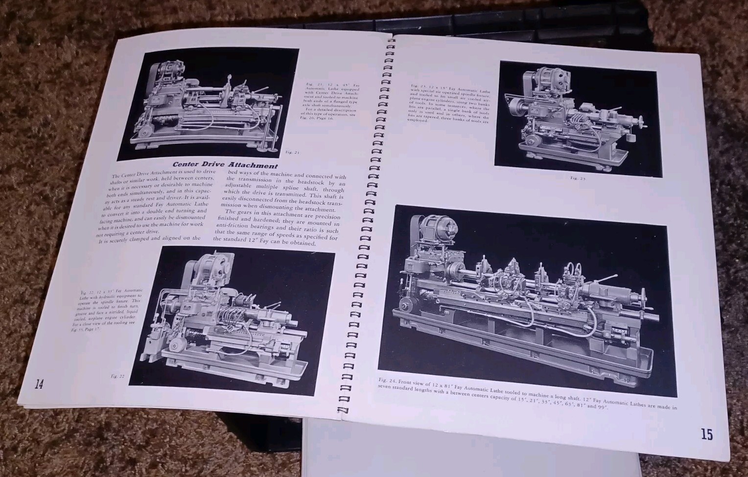 1930s Jones & Lamson Machine Co. 12″ Fay Lathe Catalog Book MACHINIST TOOL J&L