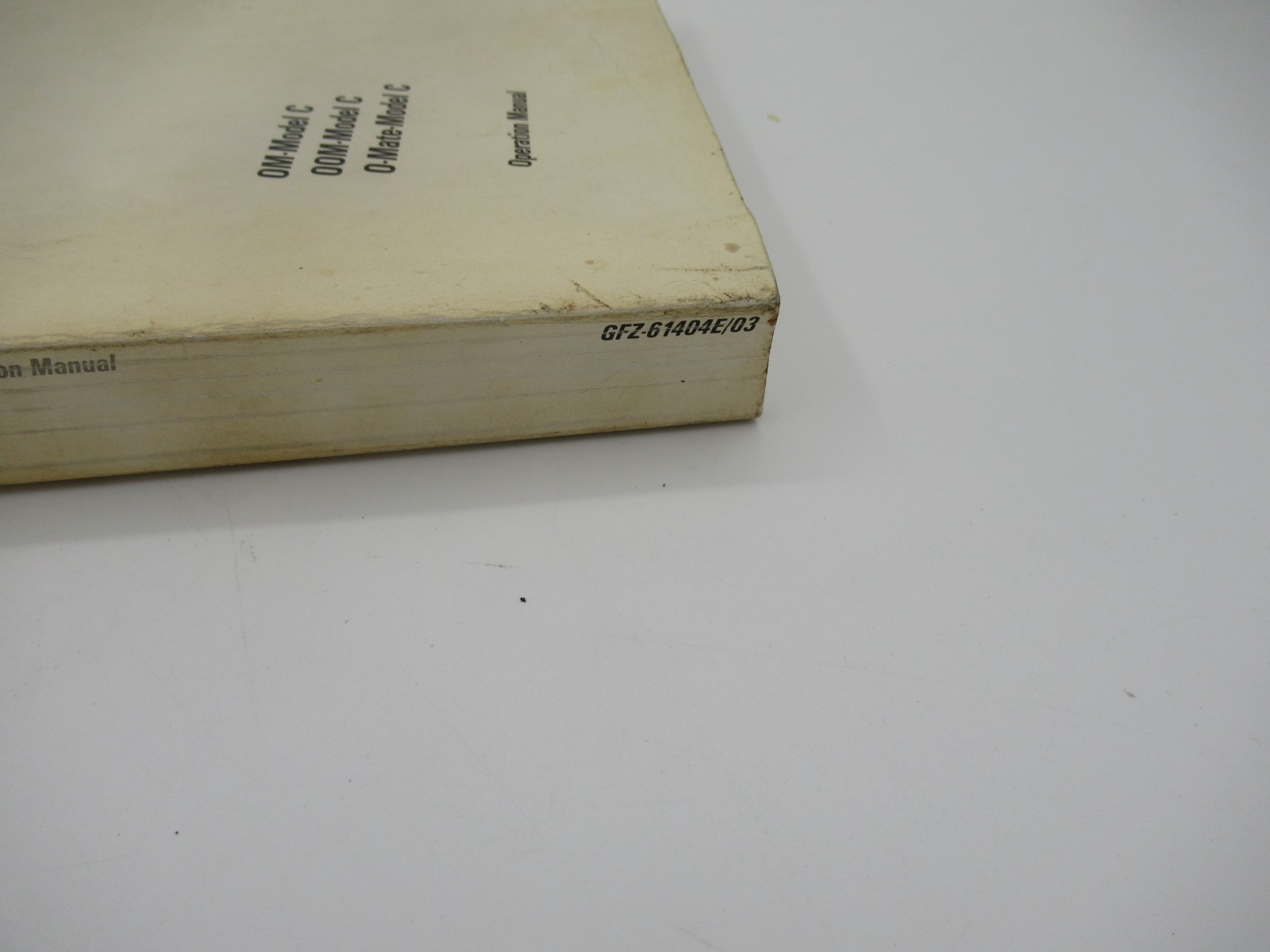 GE Fanuc Automation Operators Manual 0M/00M-MODEL C / 0-MATE MODEL C “Look”