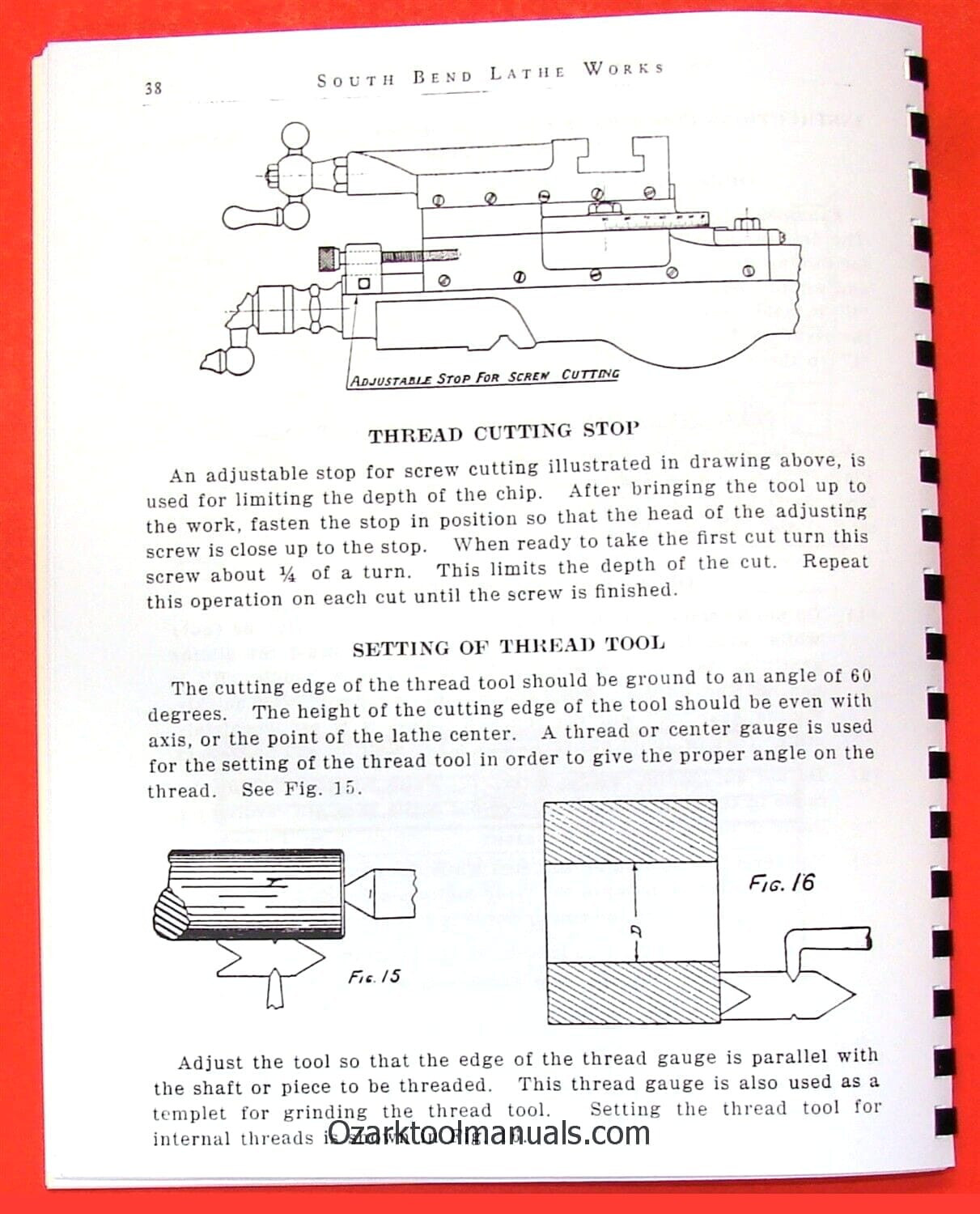 SOUTH BEND How to Run a Metal Lathe Operator’s Manual 1906-1930s Item #0687