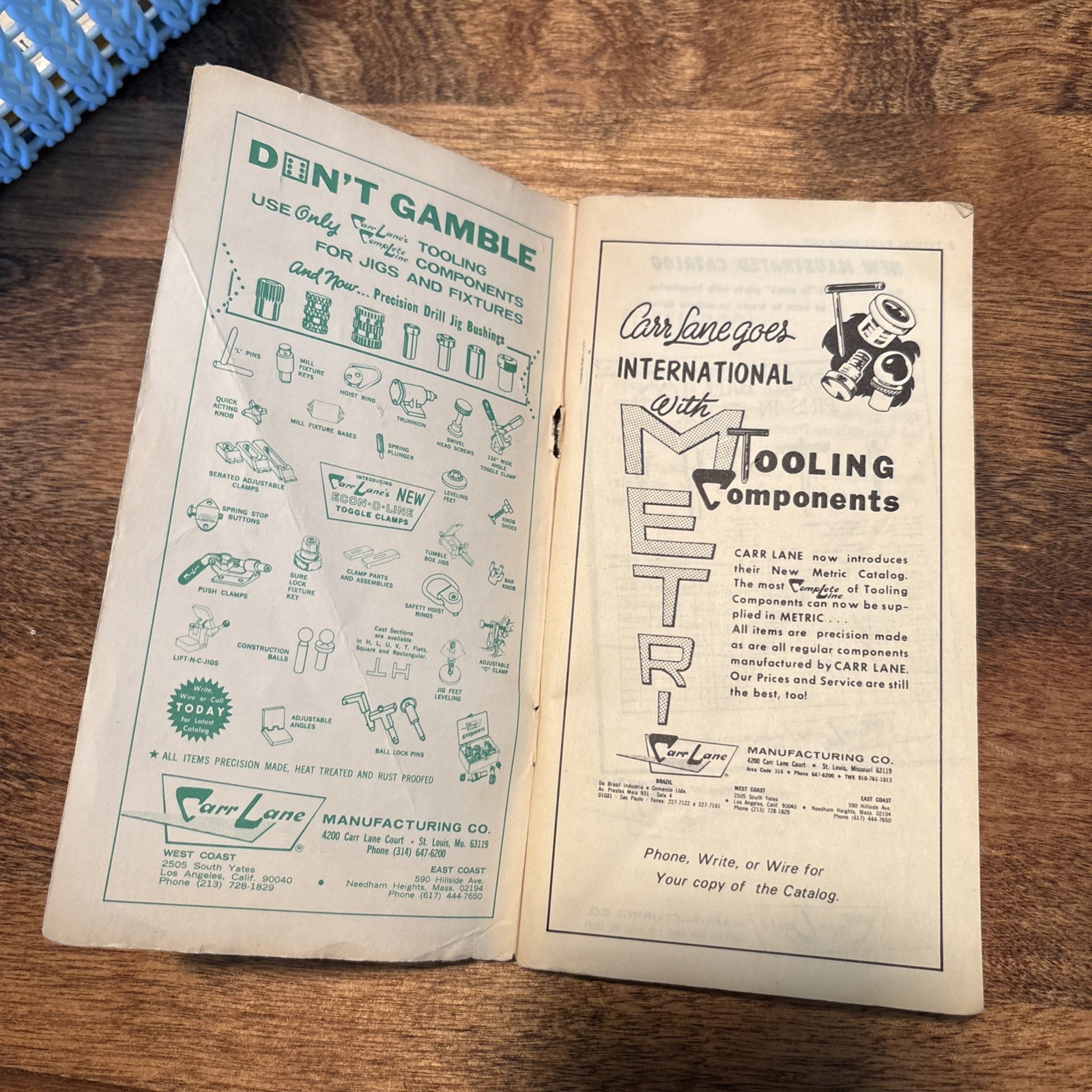 Carr Lane Engineer’s Handy Multipliers & Trigonometry Tables Booklet