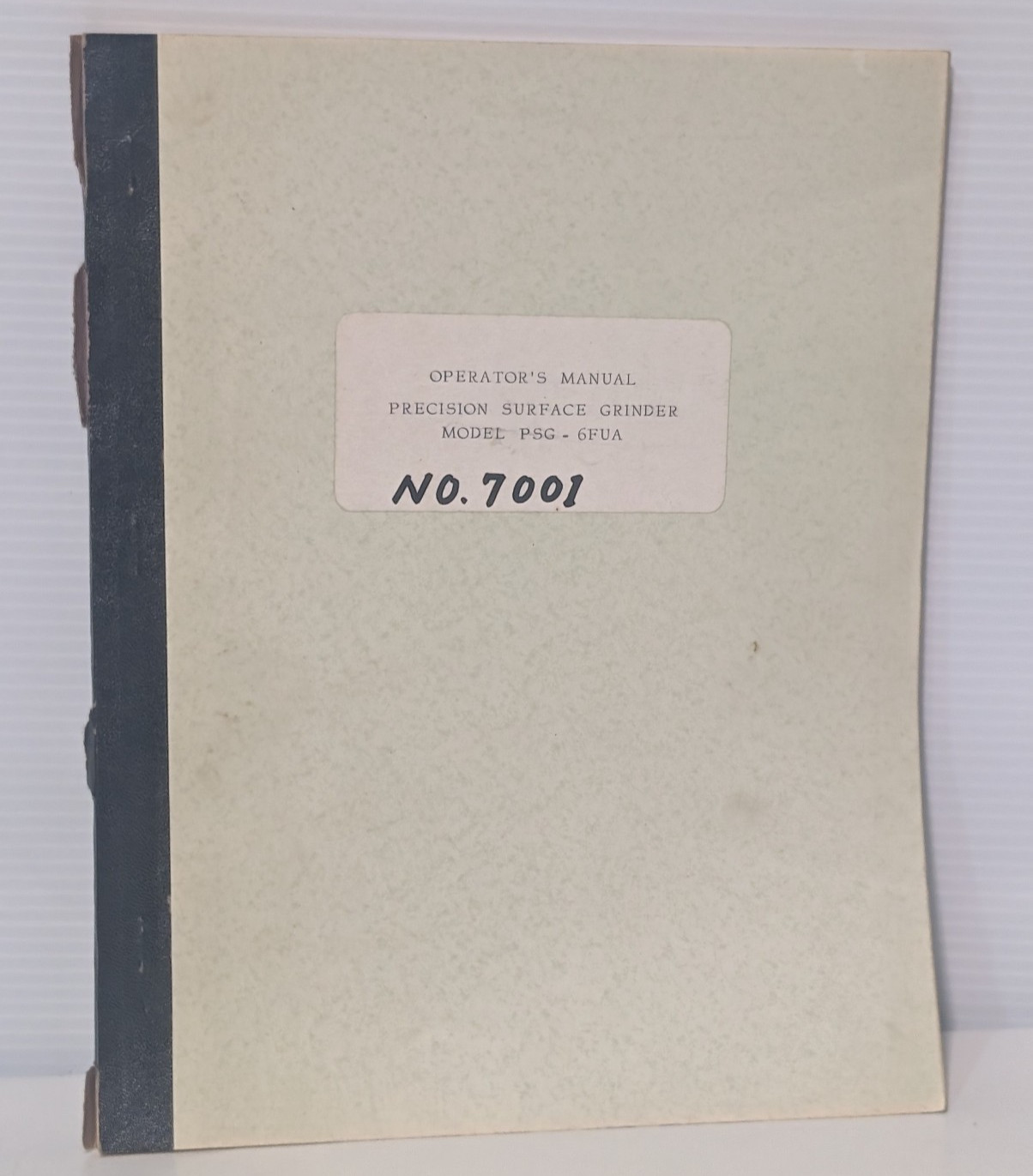 Okamoto Machine Tool Works PSG-6FUA Precision Surface Grinder Operator’s Manual