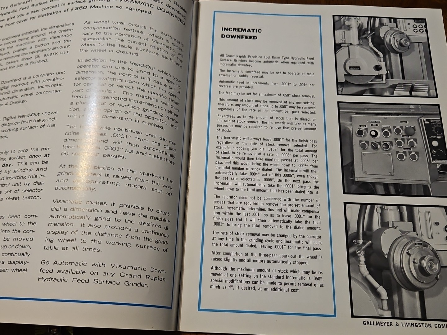 GRAND RAPIDS SURFACE GRINDERS MACHINE CATALOG GALLMEYER LIVINGSTON #2