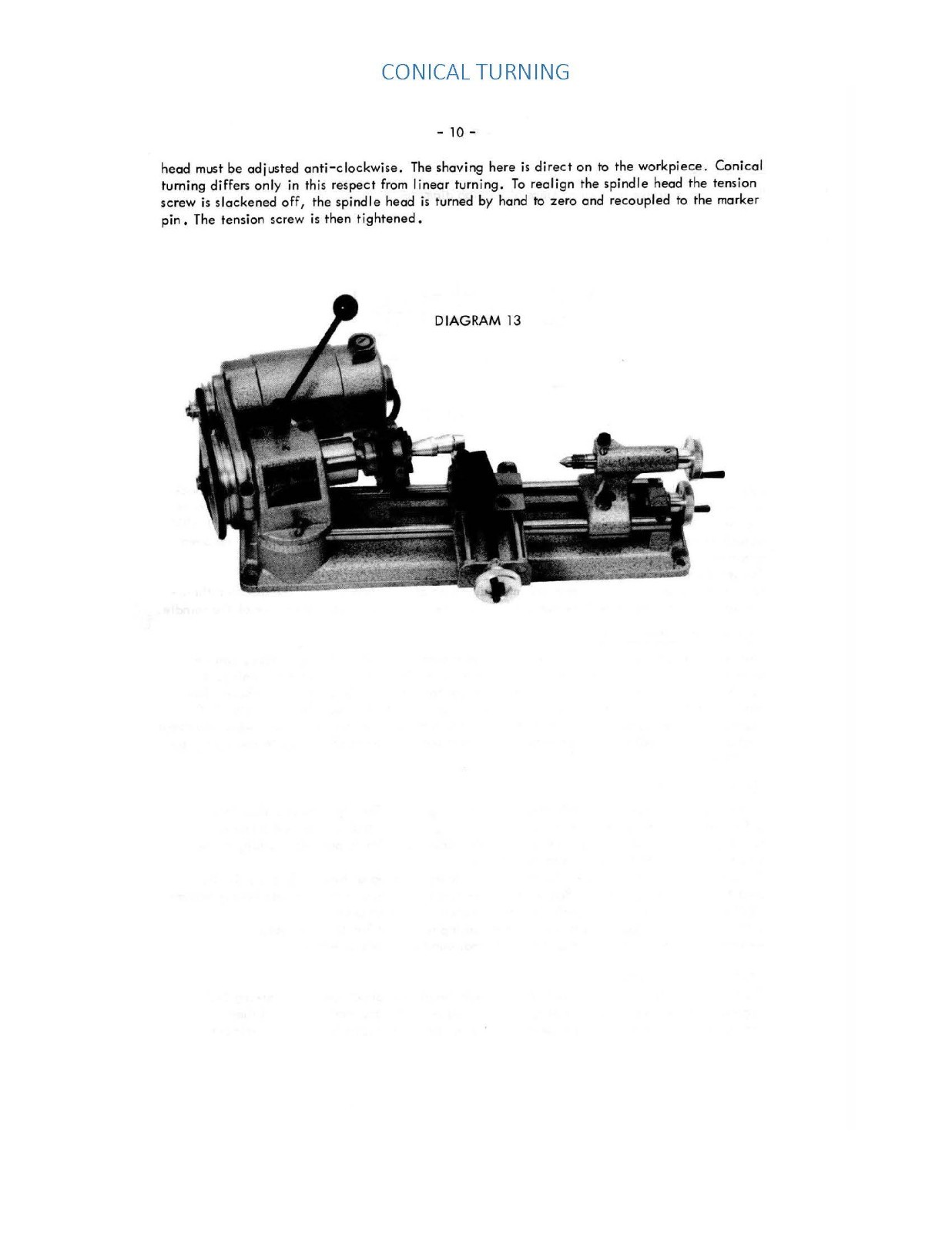 SL Model Miniature Machine Tool Operator Instruction Manual Fits Emco-Unimat 020
