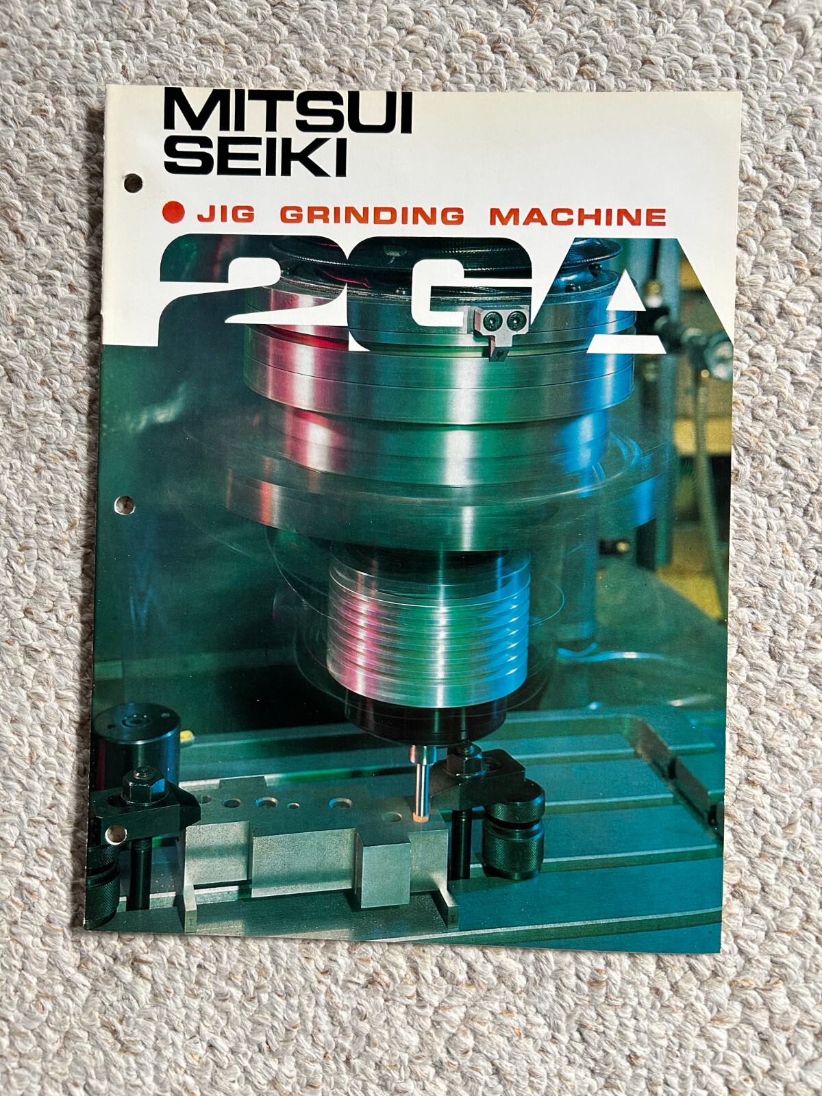 MITSUI SEIKI 2GA JIG GRINDING MACHINE SALES CATALOG