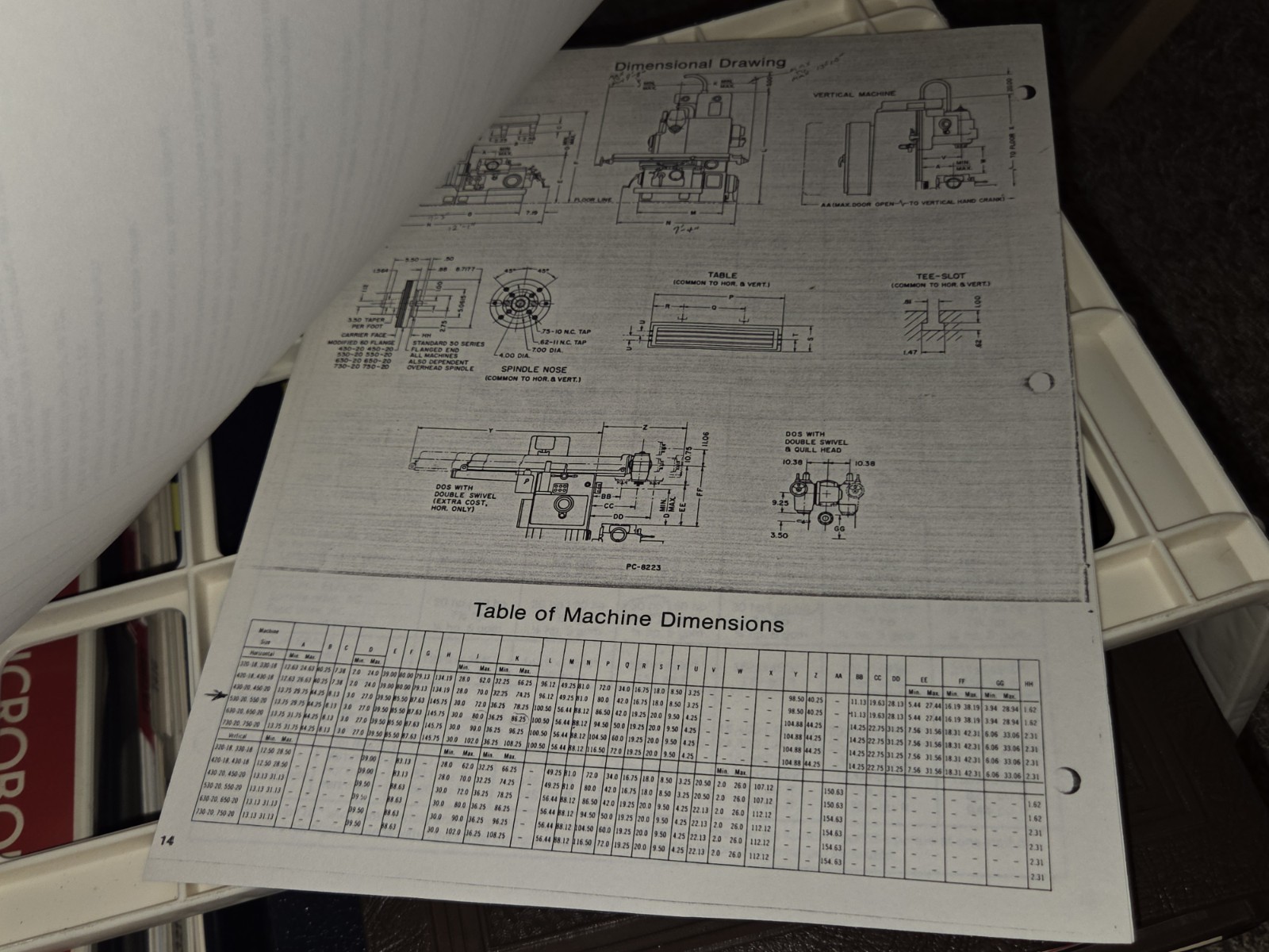1974 CINCINNATI HORIZONTAL VERCIPOWER SALES PAPERWORK FLYER PROMO Machinist Tool