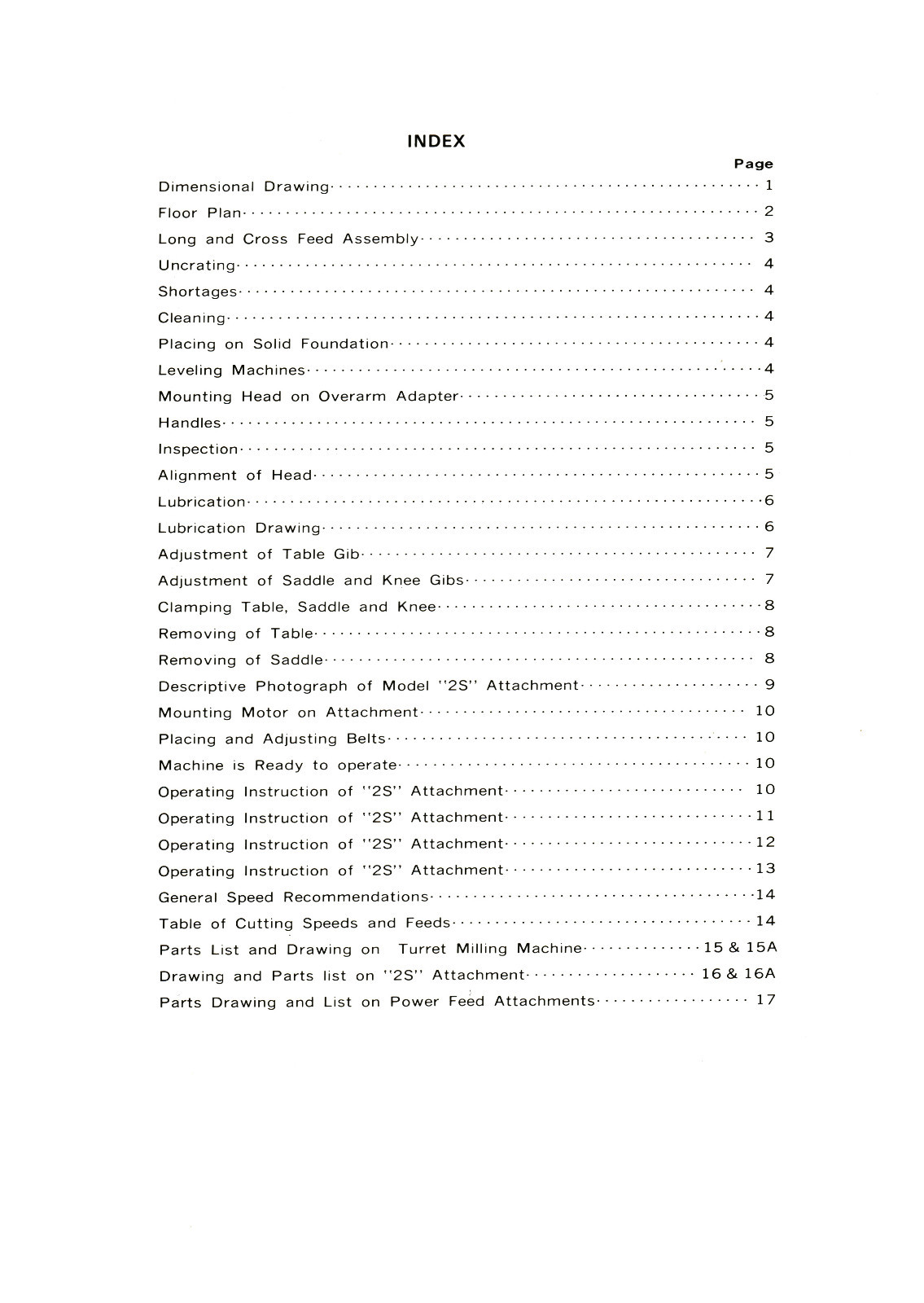 Comet SHE HONG 2S Milling Machine Operator, Parts, Maintenance Manual #1383