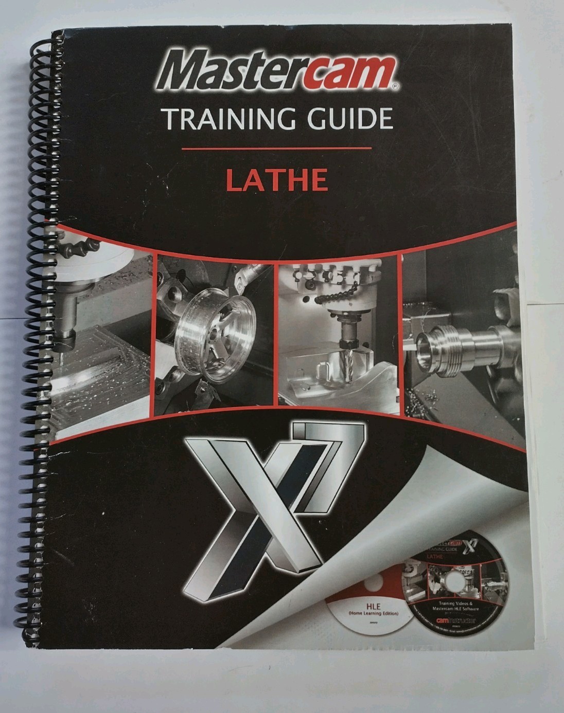 Mastercam Training Guide Lathe X7 with Training Video DVD