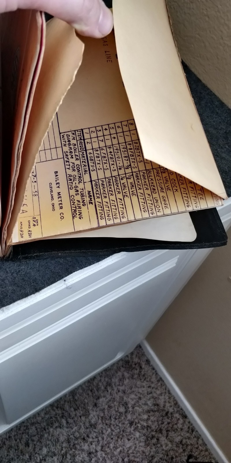 1957 Babcock & Wilcox OPERATING INSTRUCTIONS parts lists PATTON STATE HOSPITAL