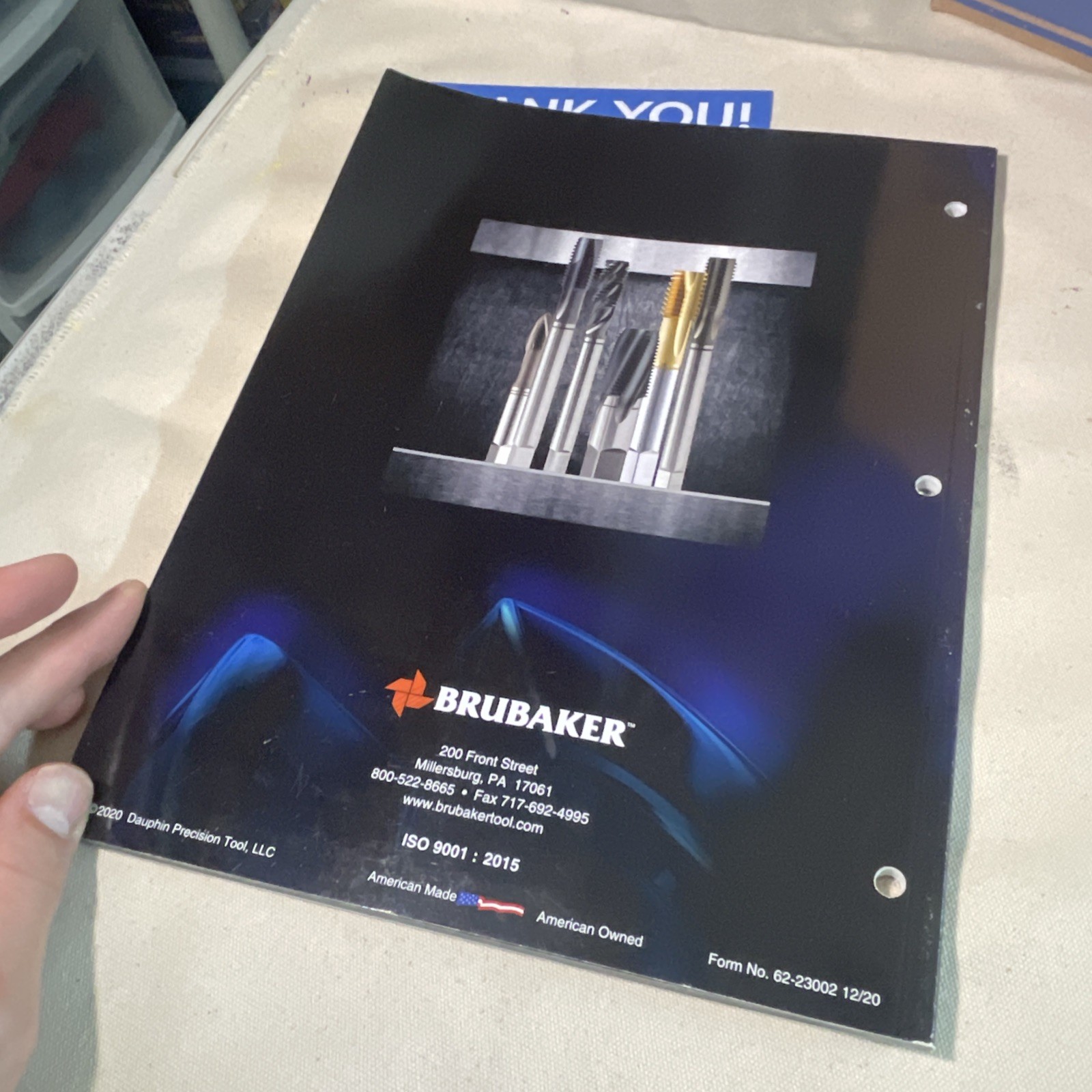 2020 Brubaker Tap Catalog Platinum Standard Gold Guide Book Machinery
