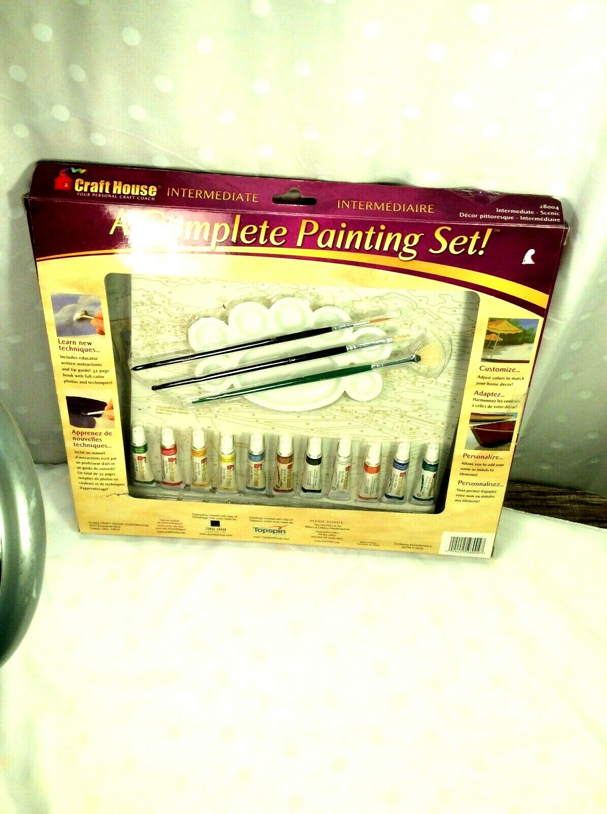 CRAFT HOUSE INTERMEDIATE COMPLETE PAINTING SET. NEW IN BOX. NEVER OPENED.