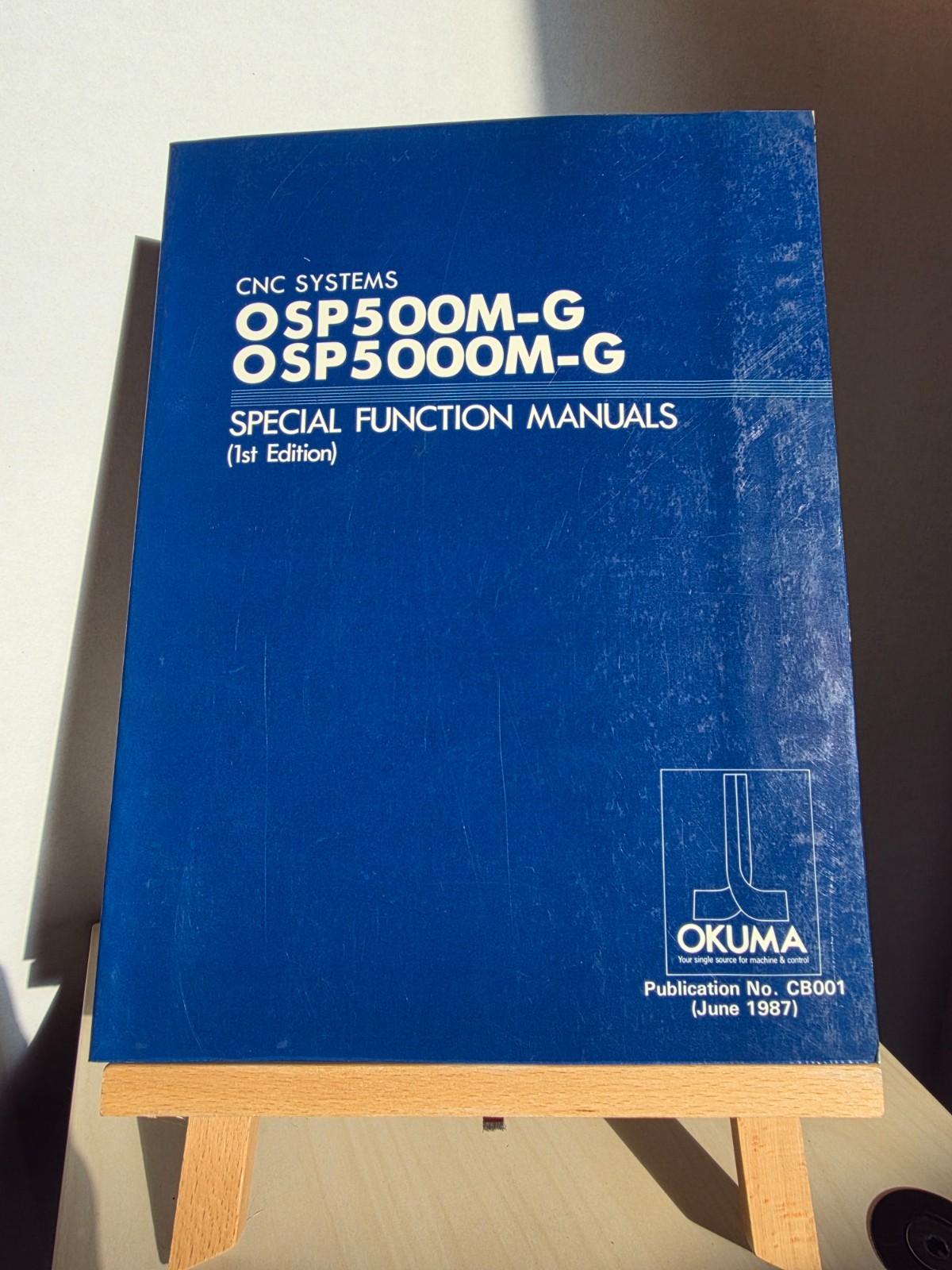 Okuma CNC Systems OSP500M-G/OSP5000M-G Special Functions Manual
