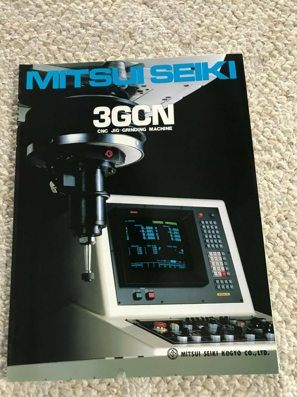 MITSUI SEIKI 3GCN CNC JIG GRINDING MACHINE SPECIFICATION