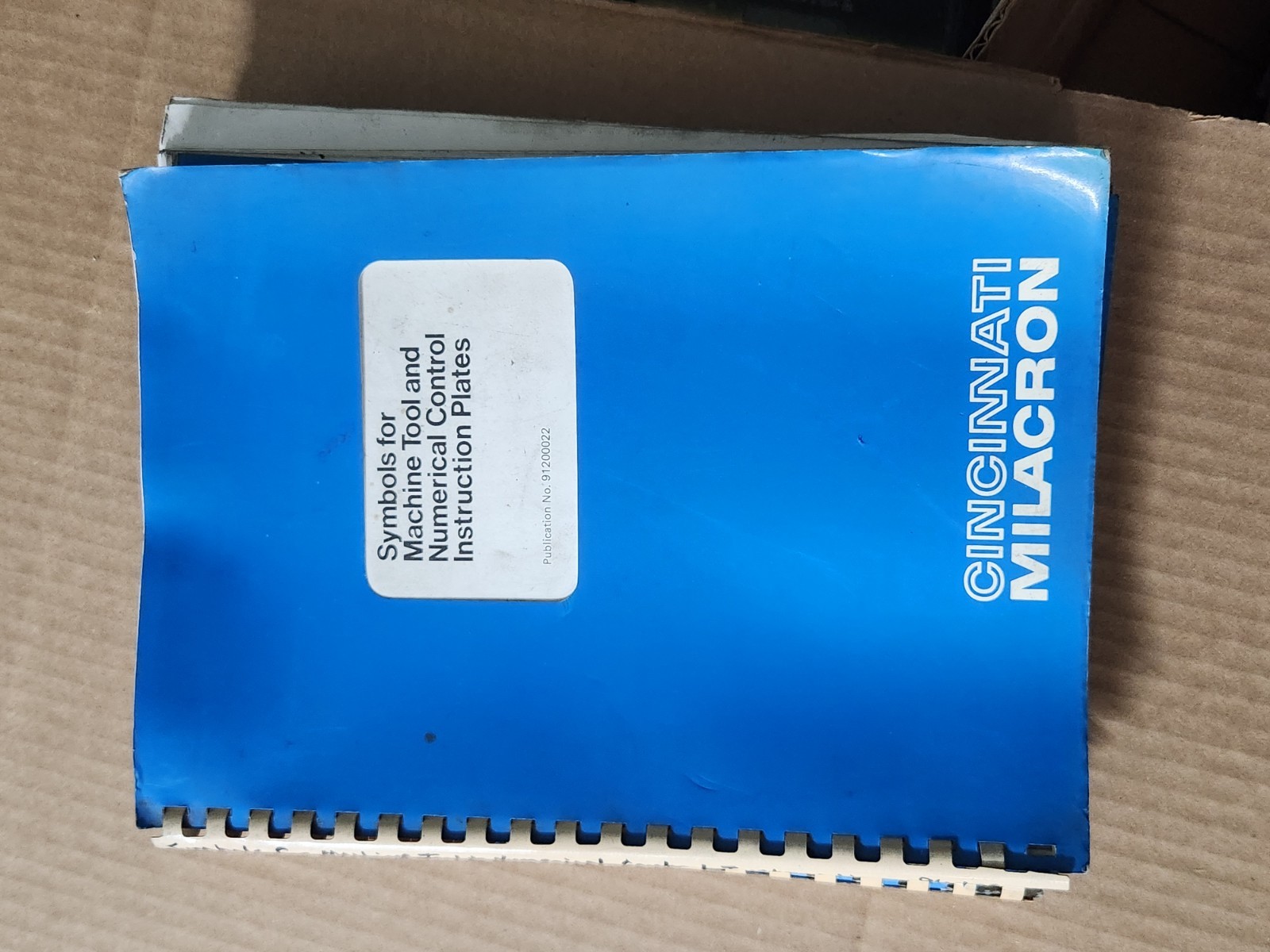 Original Cincinnati Milacron Electronic Tool Gage Service And Operating Manual