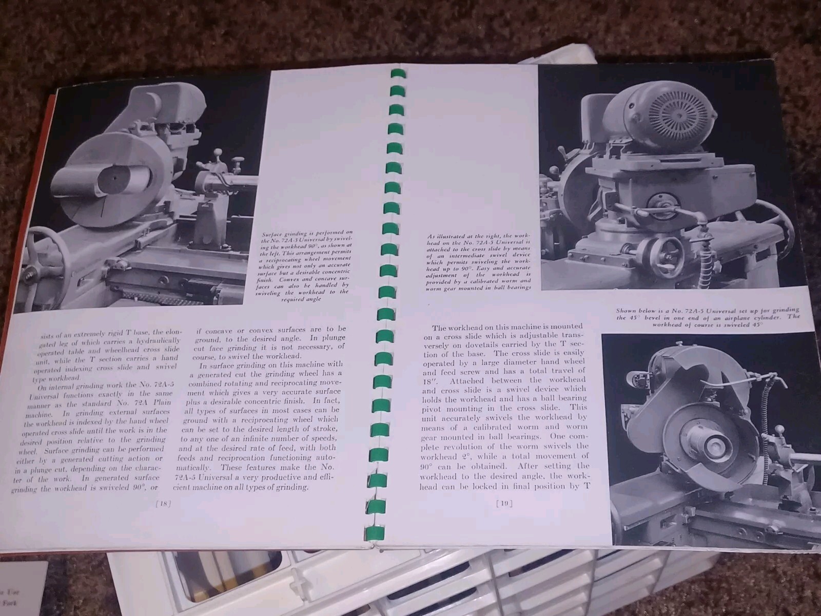 HEALD COMPANY Precision GRINDING BORING Borizing MACHINES CATALOG BOOK Issue 11