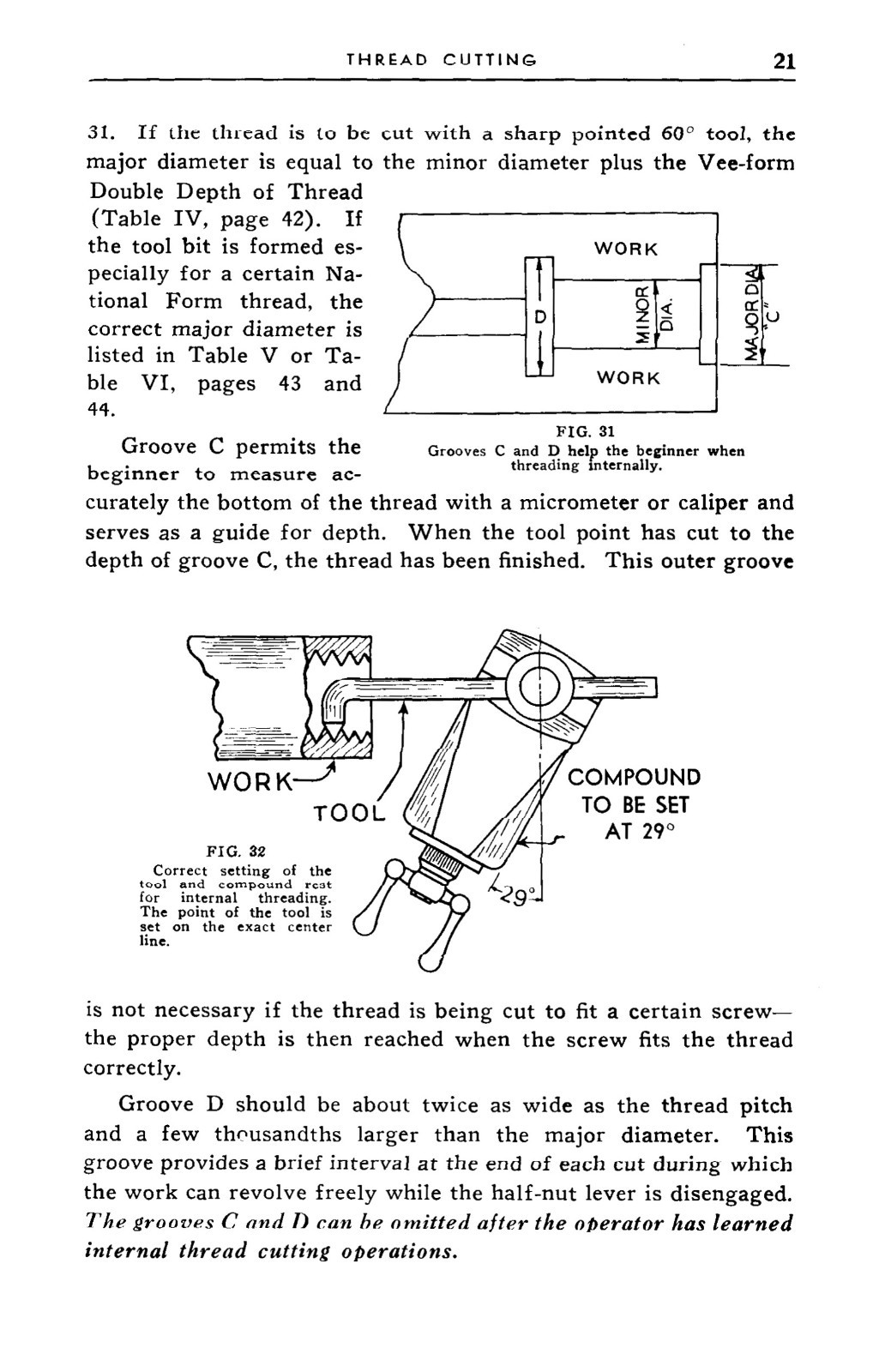 10″ F-Series LATHES THREADING SUPPLEMENT Operation Manual Fits ATLAS-CRAFSMAN 10