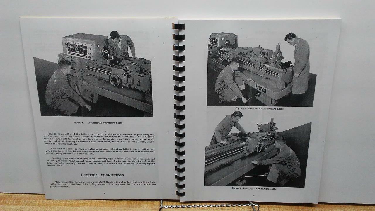 Lodge & Shipley PowerTurn Lathes Combo Manuals