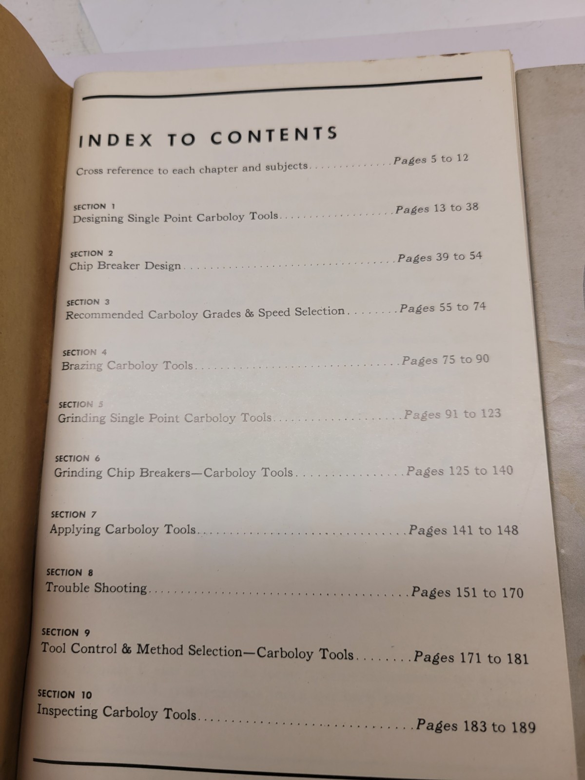 Tool Manual: Carbology Cemented Carbide Tool Manual 1949 Plus Later Supplement