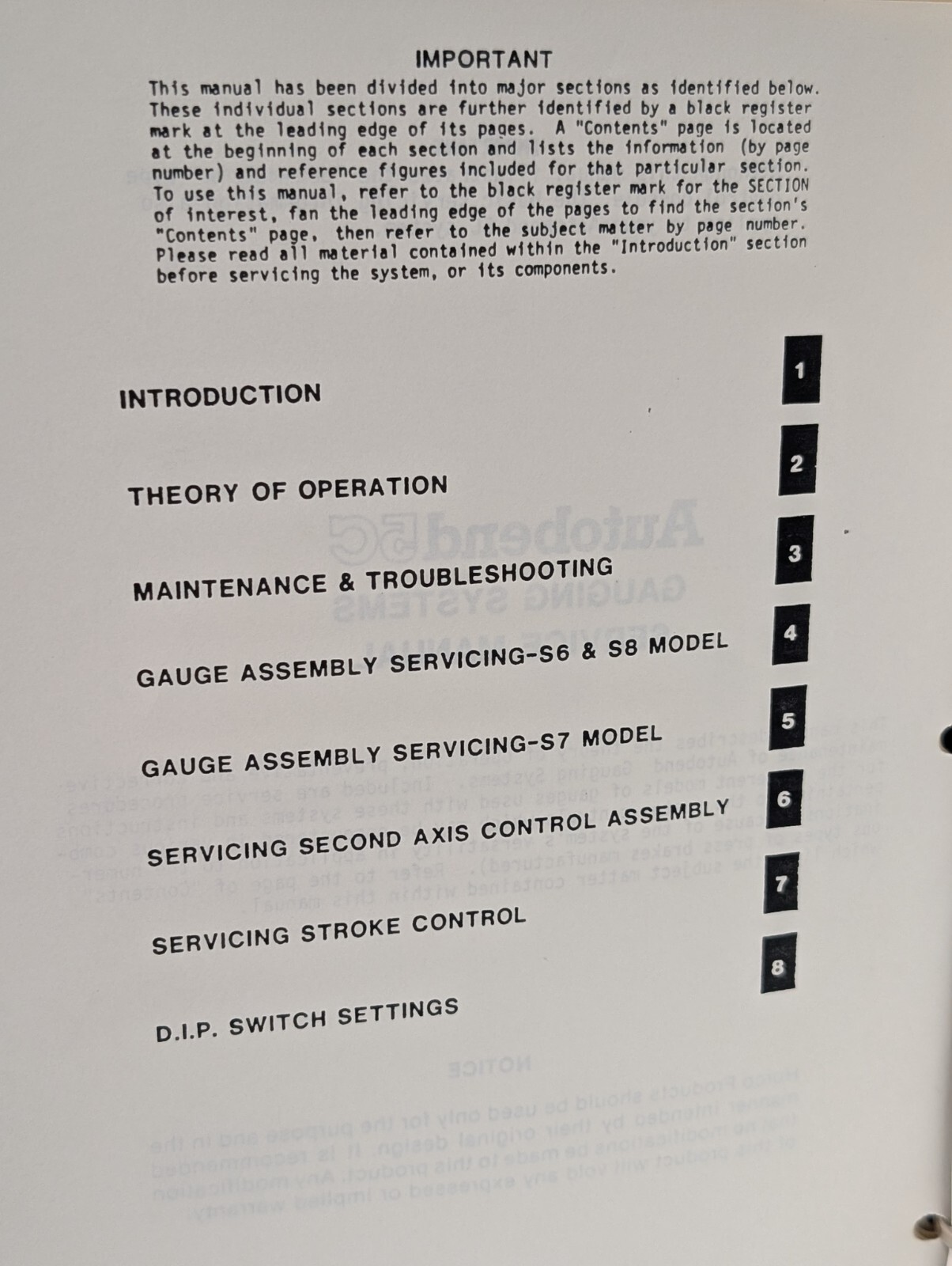 Hurco Autobend 5C Single Axis Press Brake Gauging System Owner’s Manual, Vol. 2