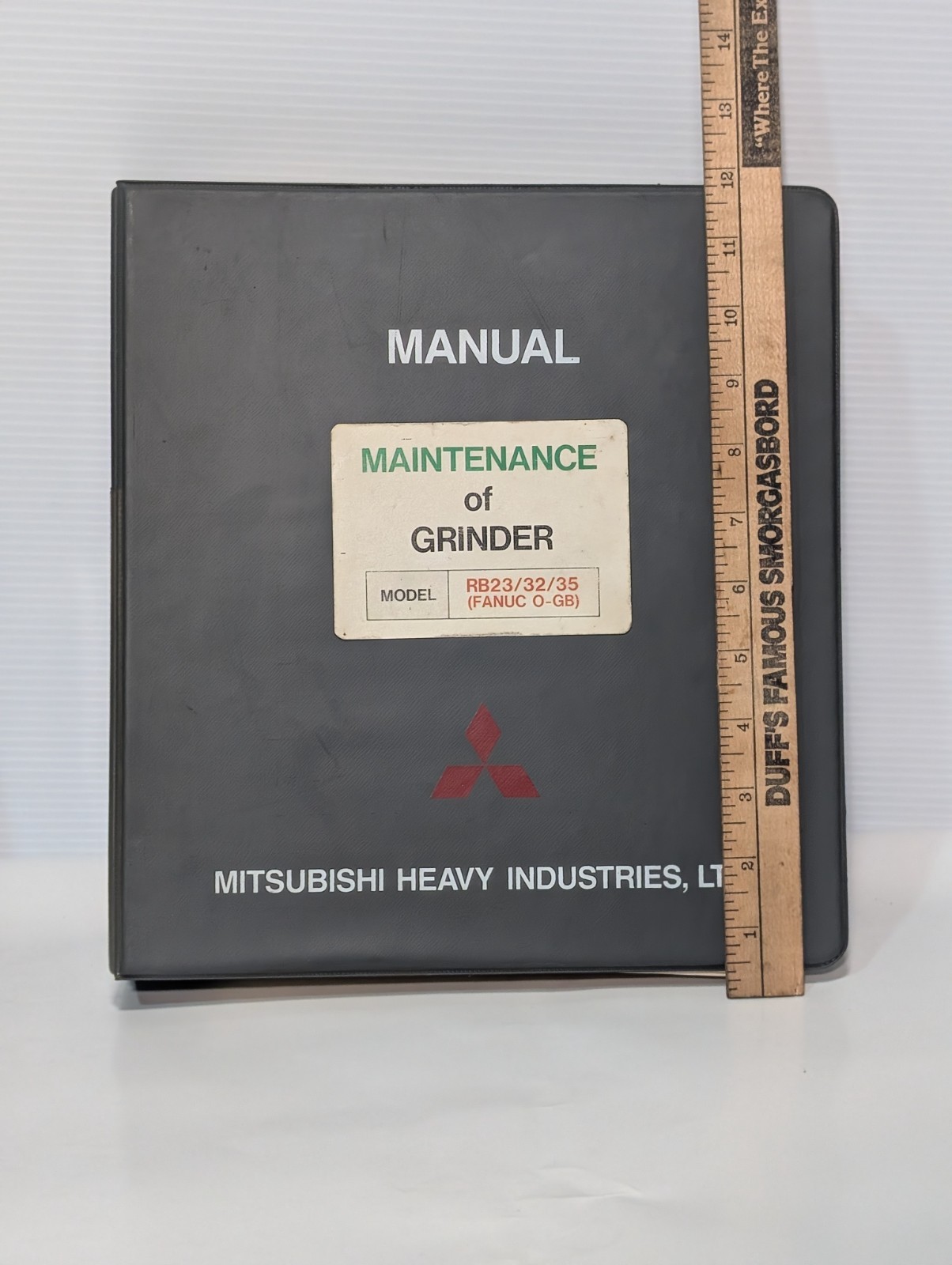 Lot of 3: Mitsubishi/ Fanuc Maintenance Manuals for RB23/32/35, O-GB CNC Grinder