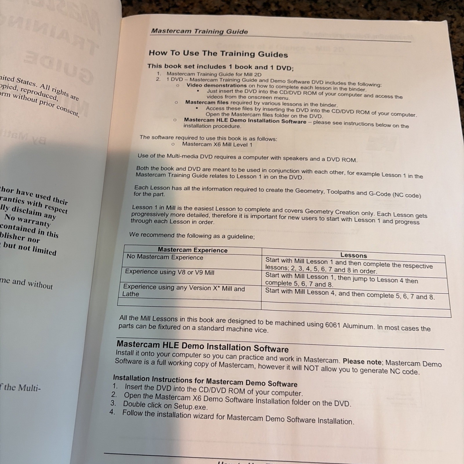 Mastercam Training Guide – LATHE Published 2011 From CamInstructor – very nice!!