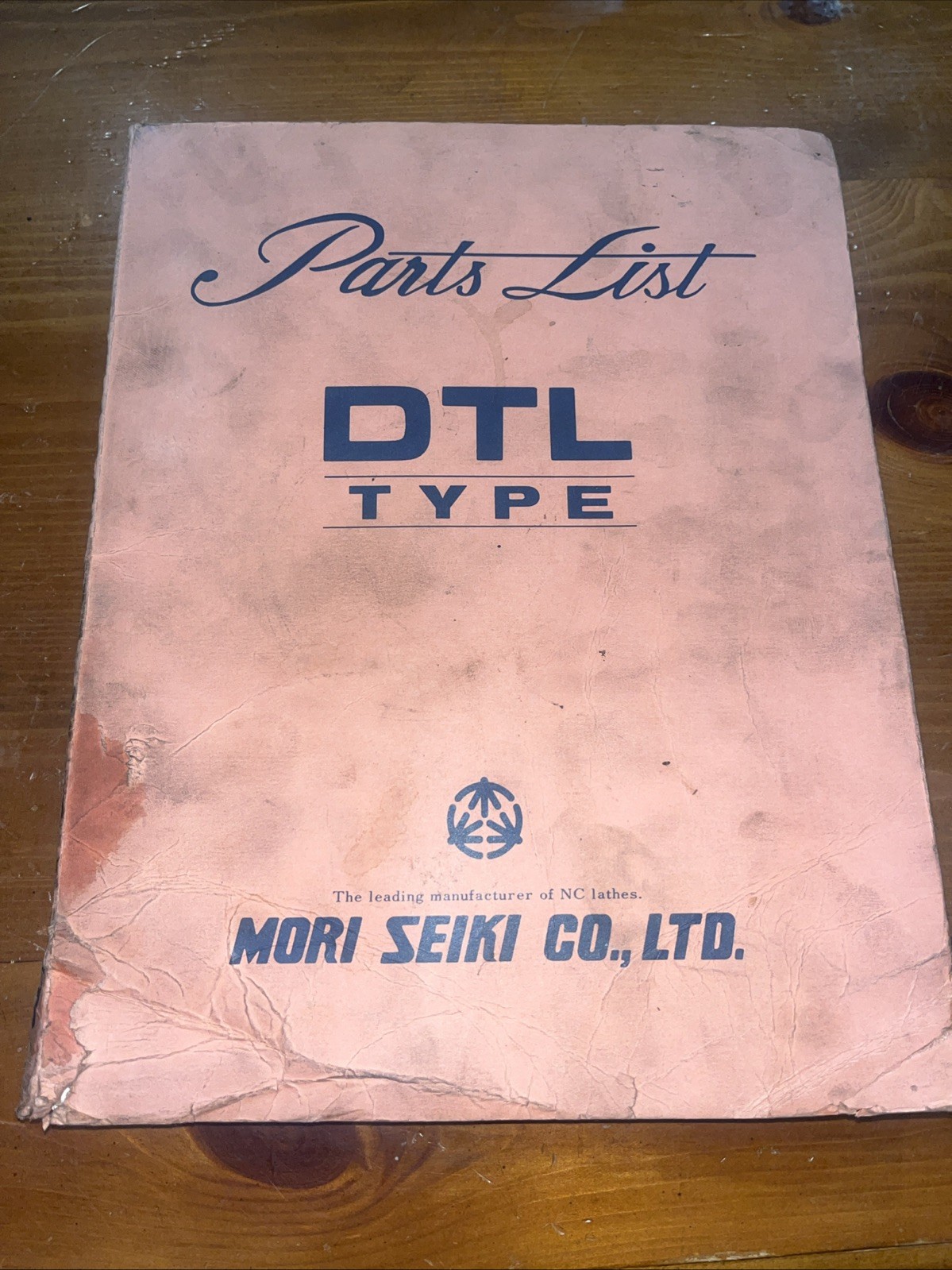 🇺🇸VINTAGE MORI SEIKI DTL TYPE LATHE PARTS-LIST MANUAL BOOK
