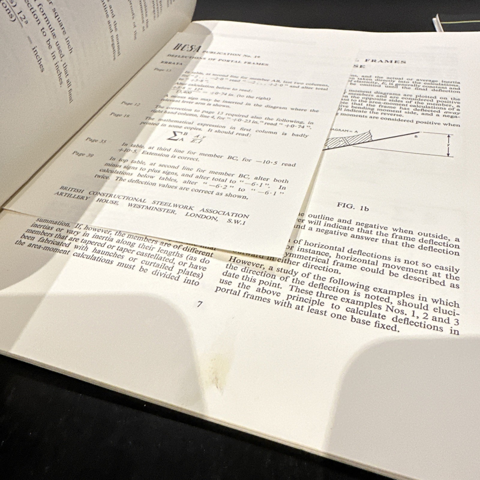 BCSA Steel Technical Guides 1960s English Origin Frames