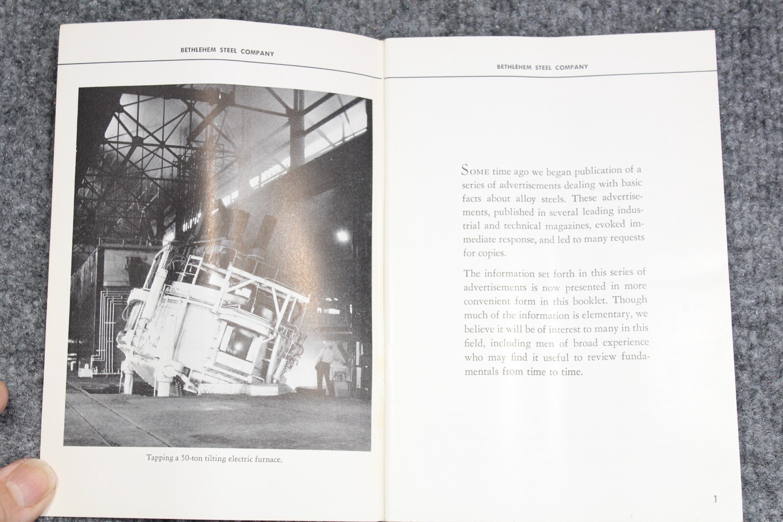Bethlehem Steel Quick Facts About Alloy Steels Booklet 4th edition 1955