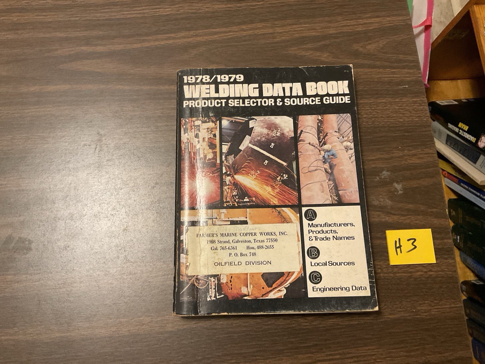 Vintage Welding Data Book Product Selector & Source Guide 1978 / 1979, PB, H3