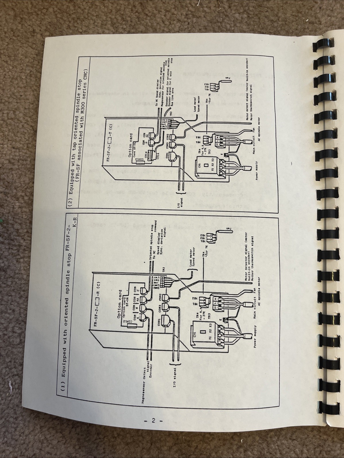 Mitsubishi AC Spindle Drive FREQROL-SF Adjustment Procedure Manual