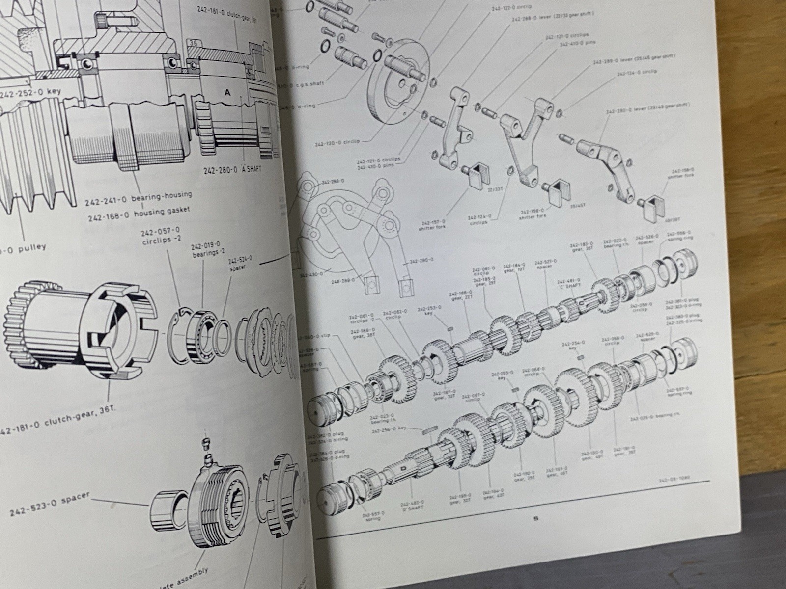 Clausing Colchester 25” Geared Head Lathes Instruction Parts Manual