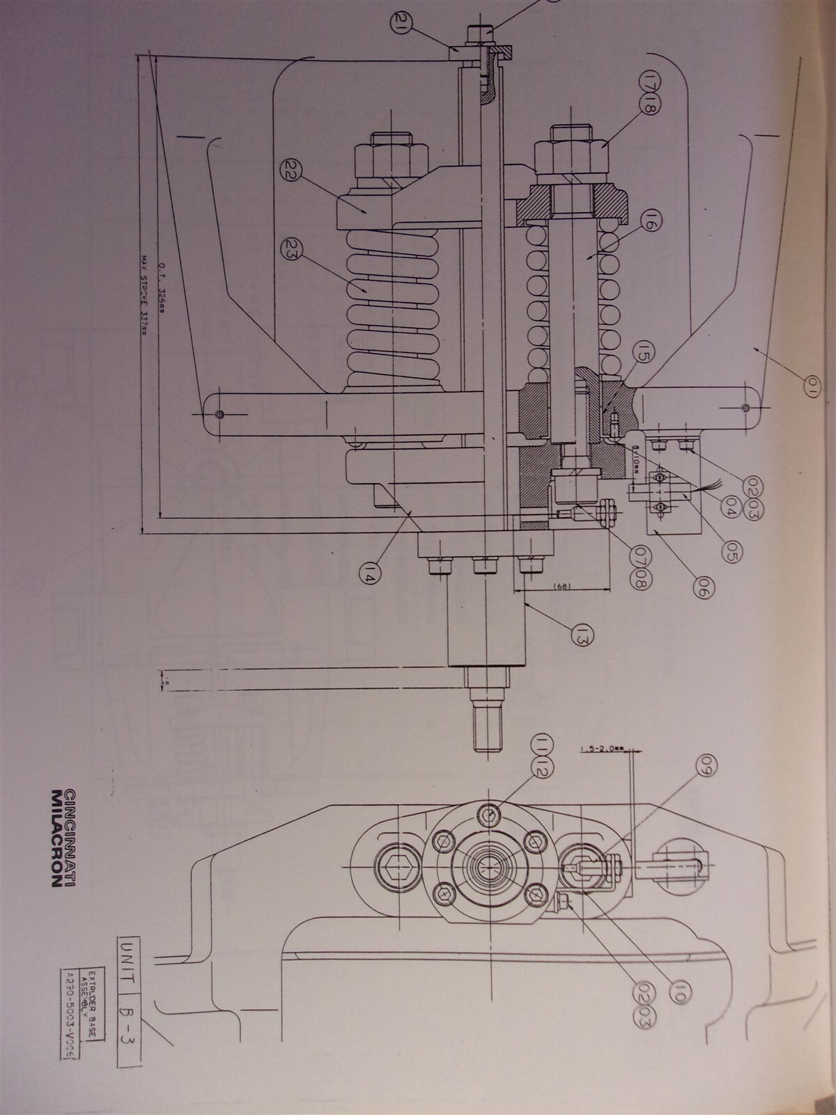 Cincinnati Milacron Injection Molding Parts Manual ACT-75 PM-408 1986