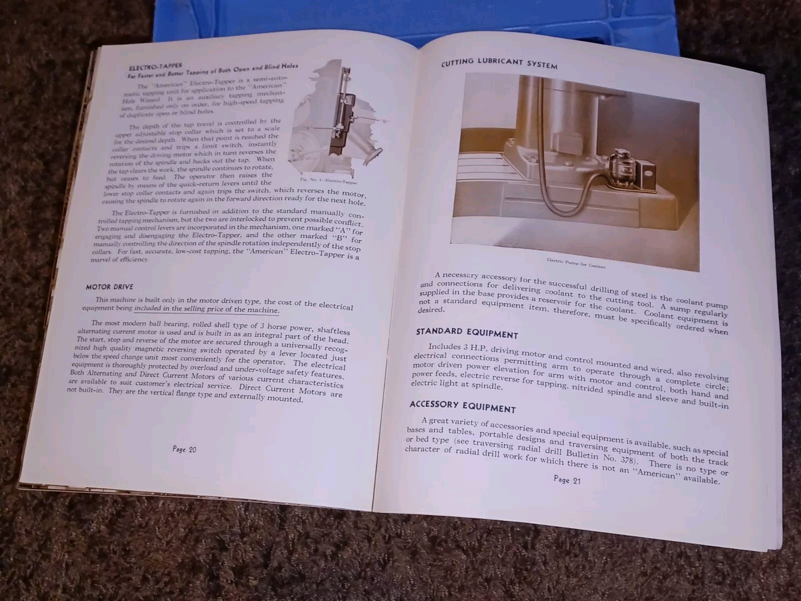 AMERICAN HOLE WIZARD Tool Works Company BULLETIN 305 LATHES RADIAL DRILL Catalog
