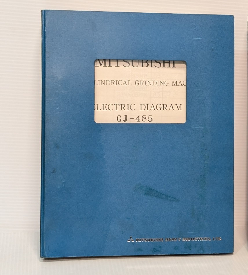 Mitsubishi GJ-485 Electric Diagram CNC Cylindrical Grinding Machine Manuals