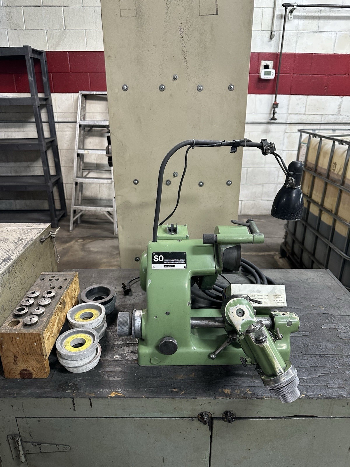 Deckel SO Tool & Cutter Grinder with Collets, Workhead & Grinding Wheels