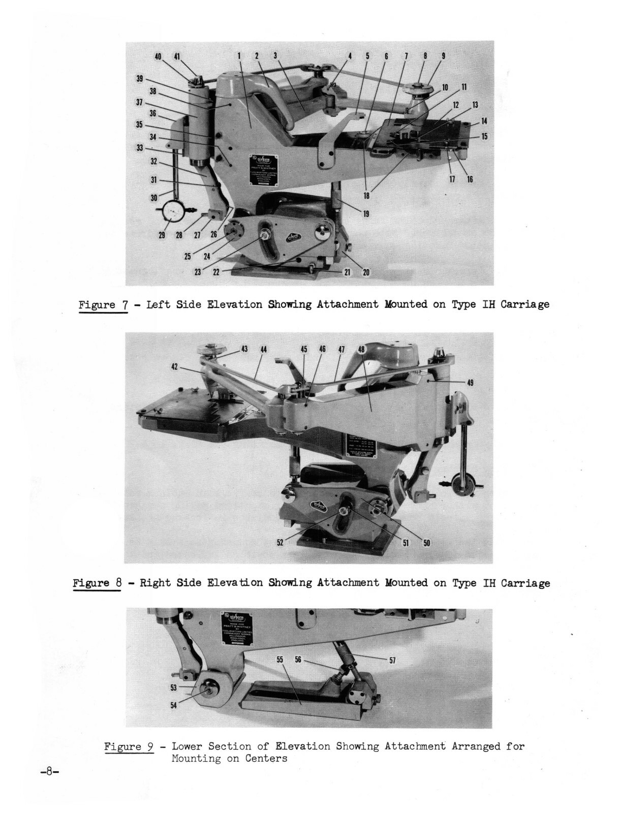 Pratt & Whitney Model 10 Wheel Forming Attachment Instruction Manual #653