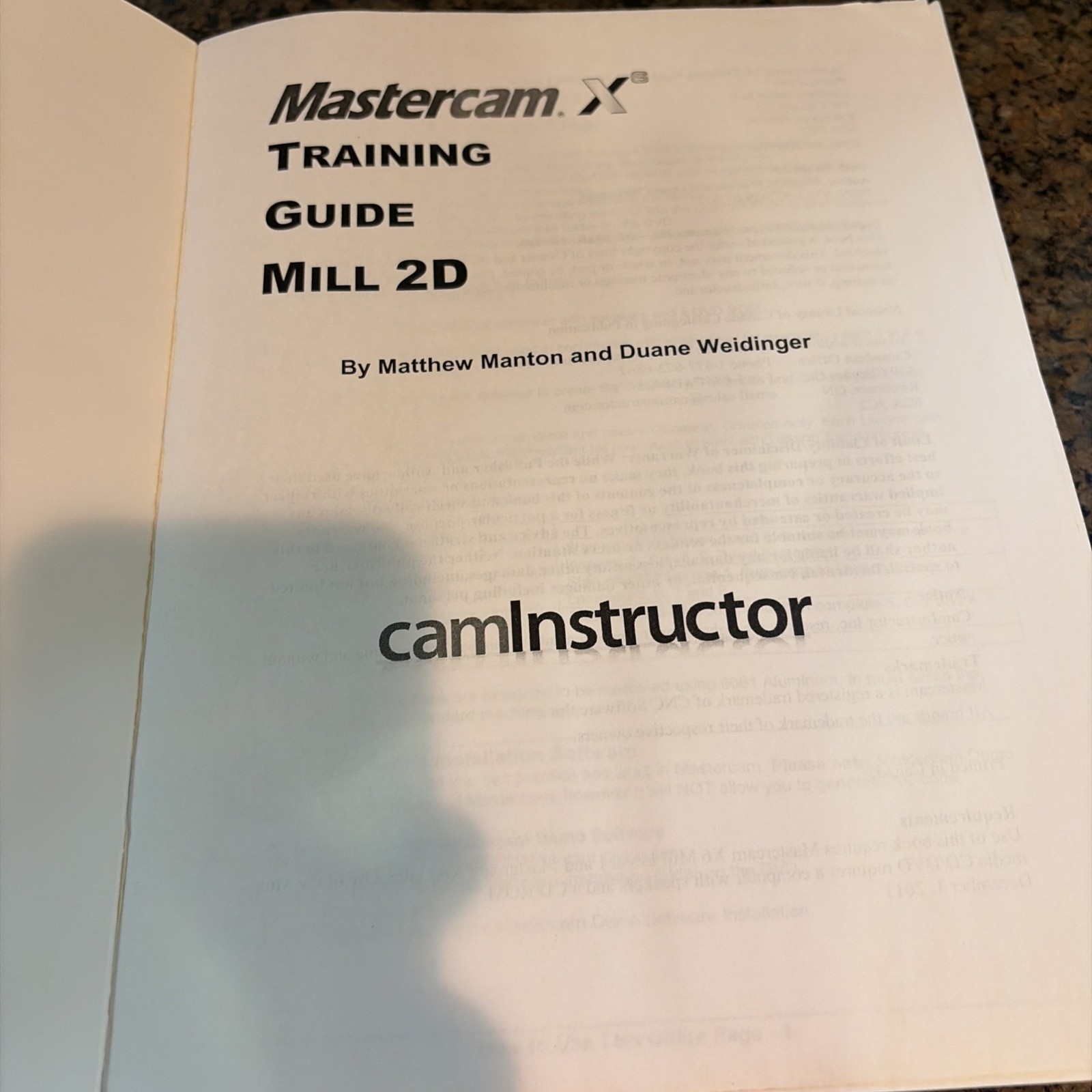 Mastercam Training Guide – LATHE Published 2011 From CamInstructor – very nice!!