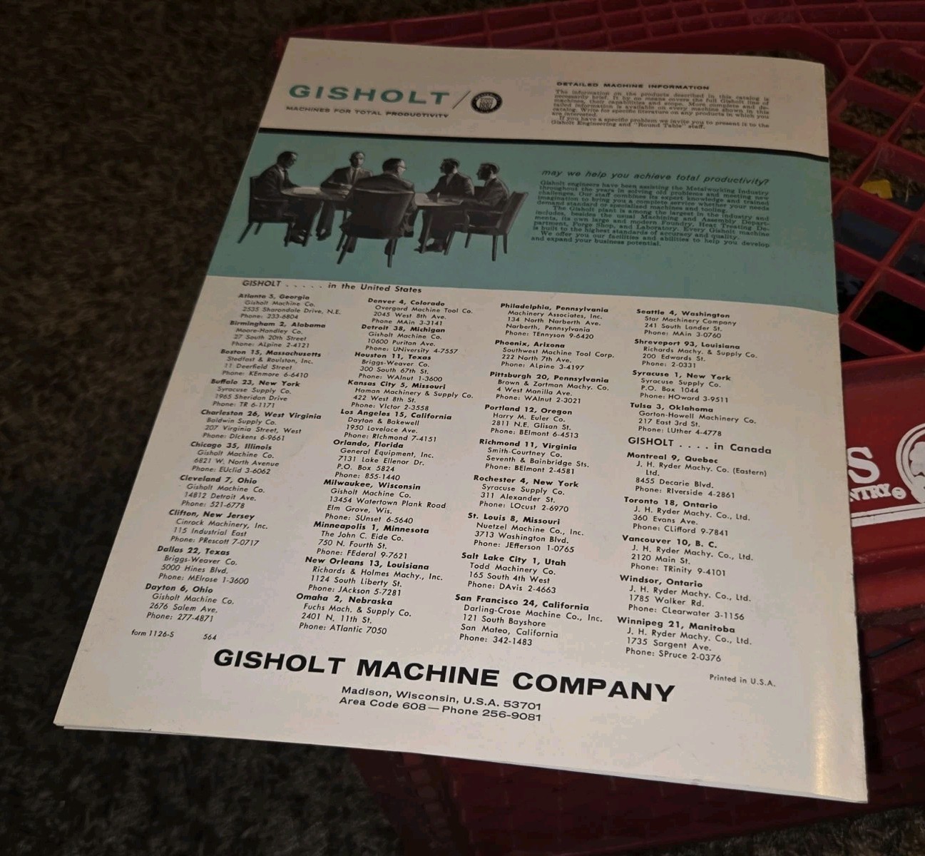 Gisholt Machine Tools For Productivity CATALOG BOOKLET Turret Lathes Chuckers
