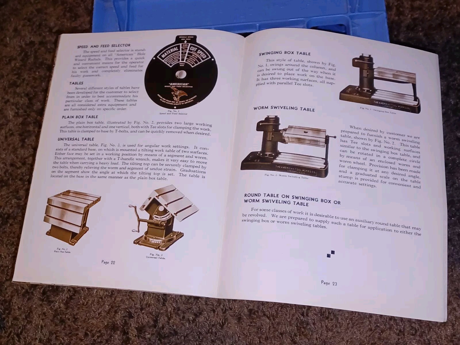 AMERICAN HOLE WIZARD Tool Works Company BULLETIN 305 LATHES RADIAL DRILL Catalog