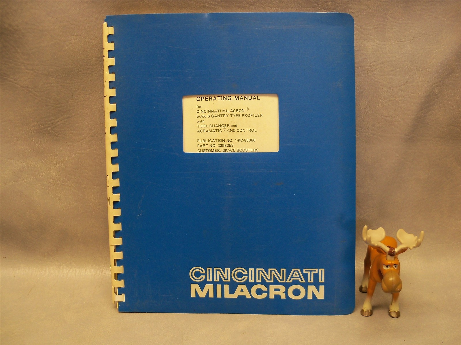 Cincinnati Milacron 5 Axis Gantry Profiler Operating Manual 3358353
